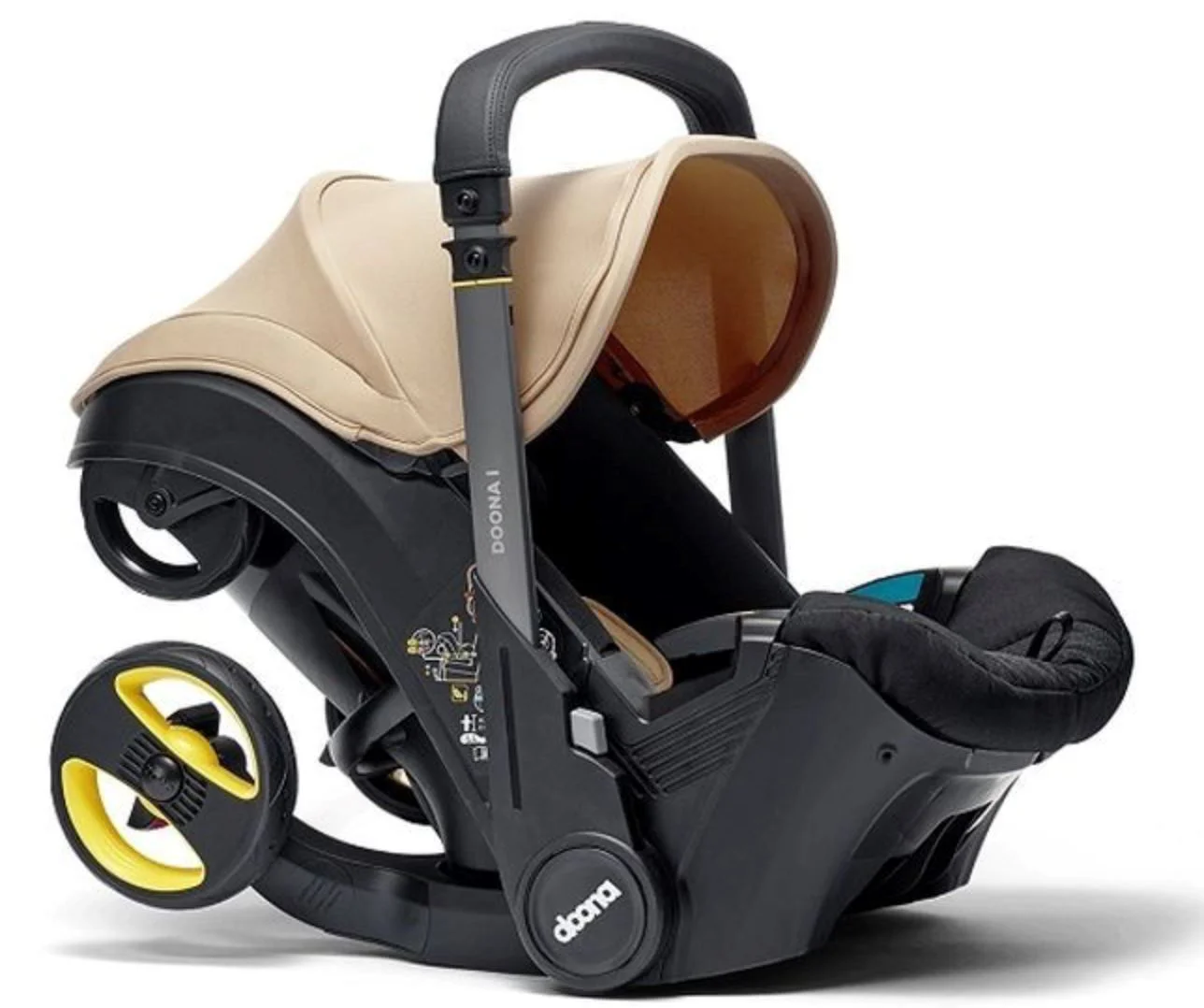Scoica auto 2 in 1 Doona i-Size Sahara Sand foto