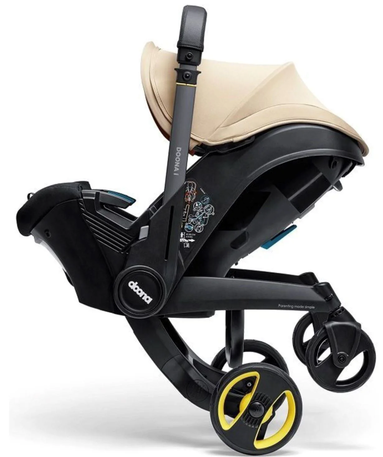 Scoica auto 2 in 1 Doona i-Size Sahara Sand foto