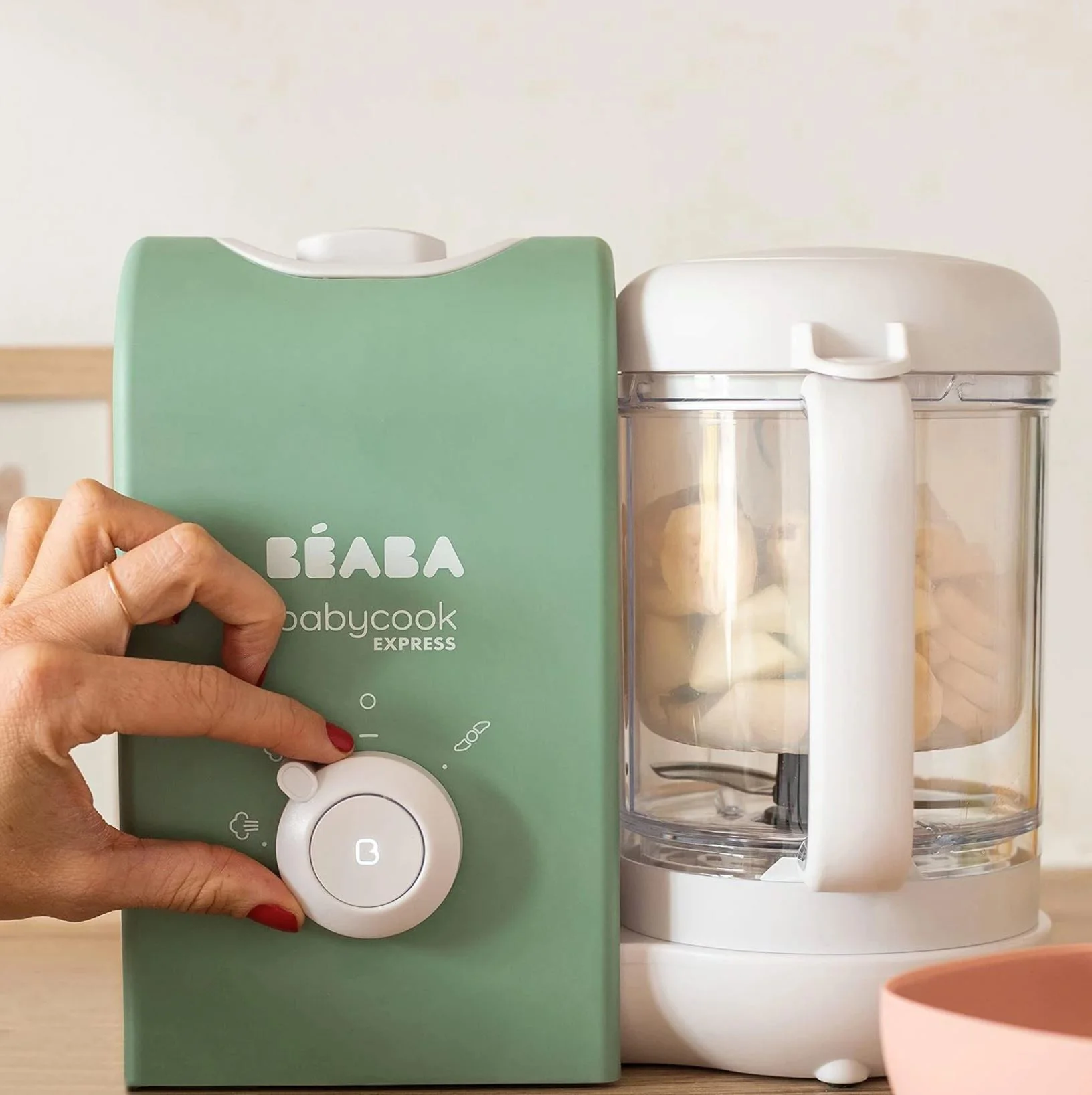 Robot de gatit Beaba Babycook Express Sage Verde foto