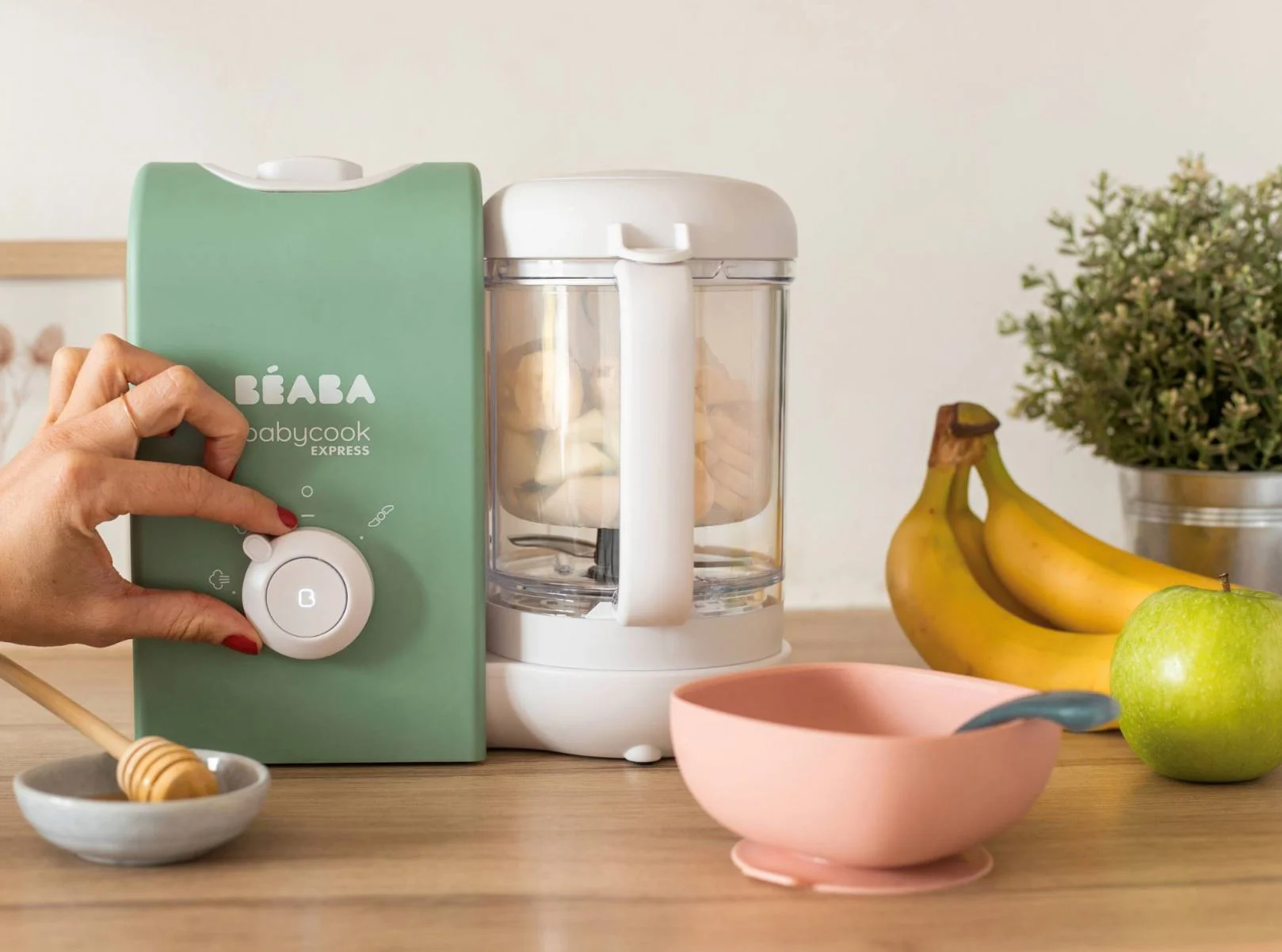 Robot de gatit Beaba Babycook Express Sage Verde foto