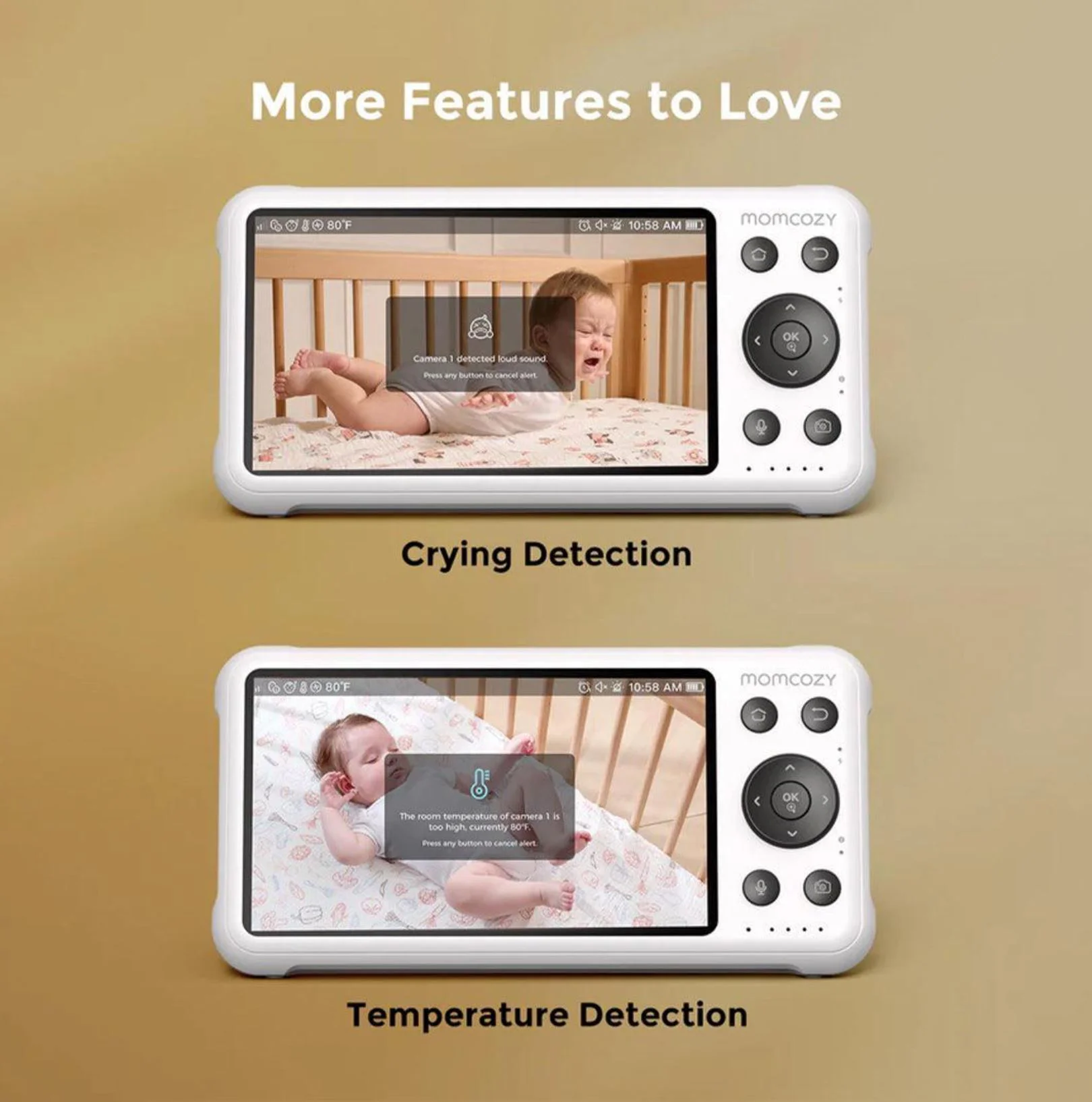 Video monitor Momcozy Smart WiFi BM04 foto