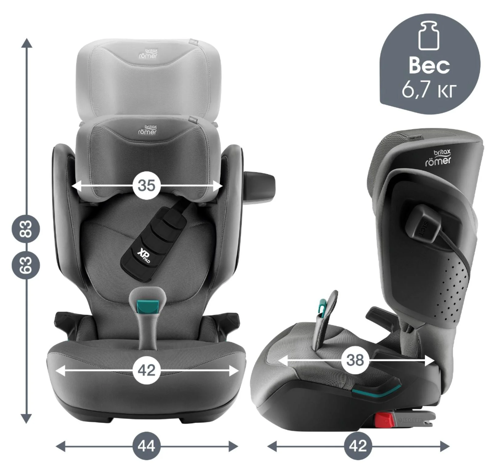 Детское автокресло Britax Römer Kidfix Pro Urban Olive foto