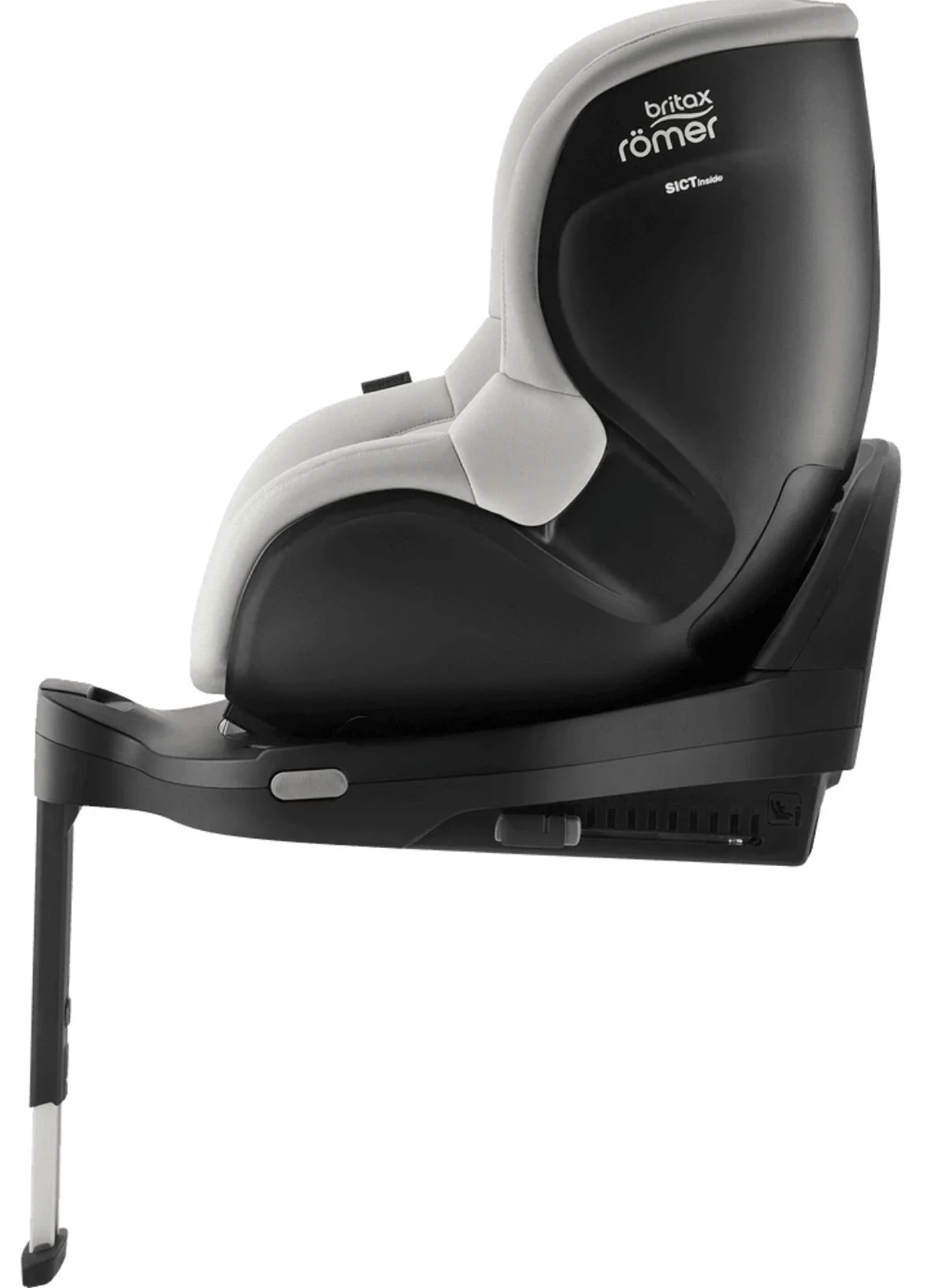 Scaun auto Britax Romer Dualfix Pro M Linen rotativ 360 Gri foto