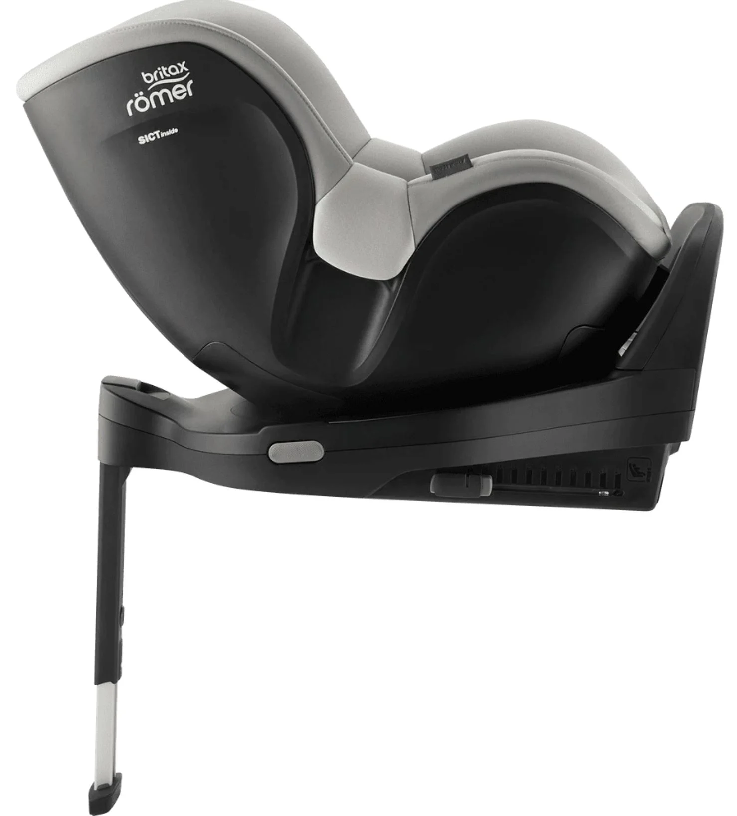 Scaun auto Britax Romer Dualfix Pro M Linen rotativ 360 Gri foto