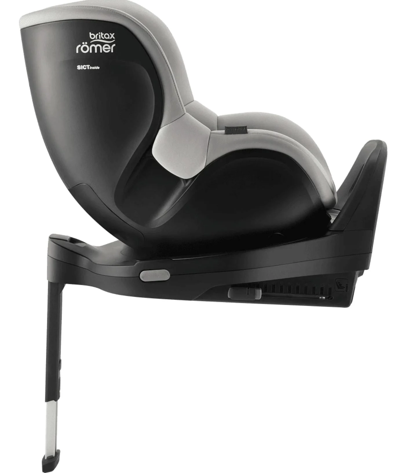 Scaun auto Britax Romer Dualfix Pro M Linen rotativ 360 Gri foto