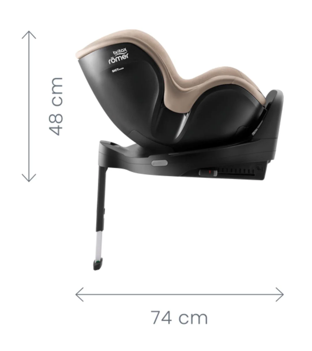Автокресло Britax Römer Dualfix Pro M Бежевое foto