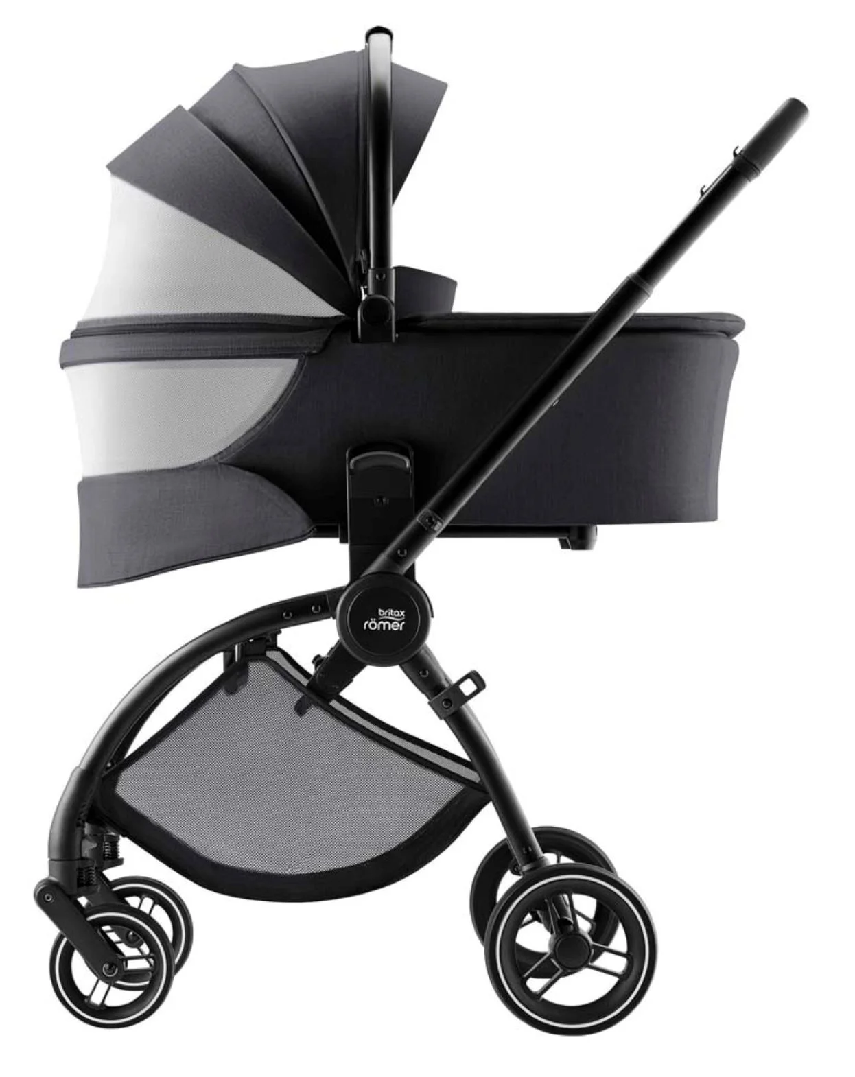 Люлька для коляски Britax Romer Rio Carrycot Carbon Черный foto