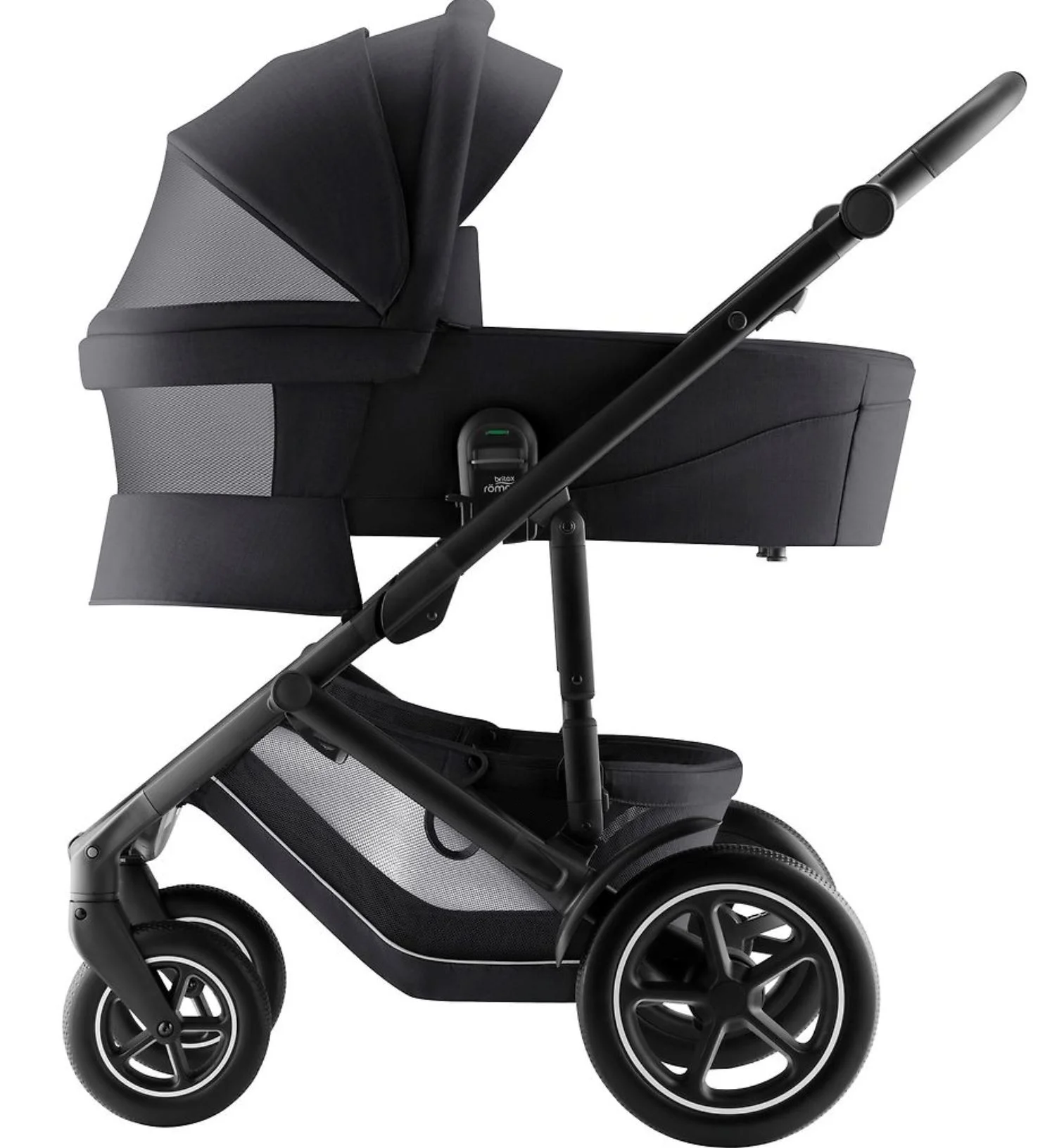 Люлька для коляски Britax Romer Smile 5Z Carrycot Carbon Чёрный foto