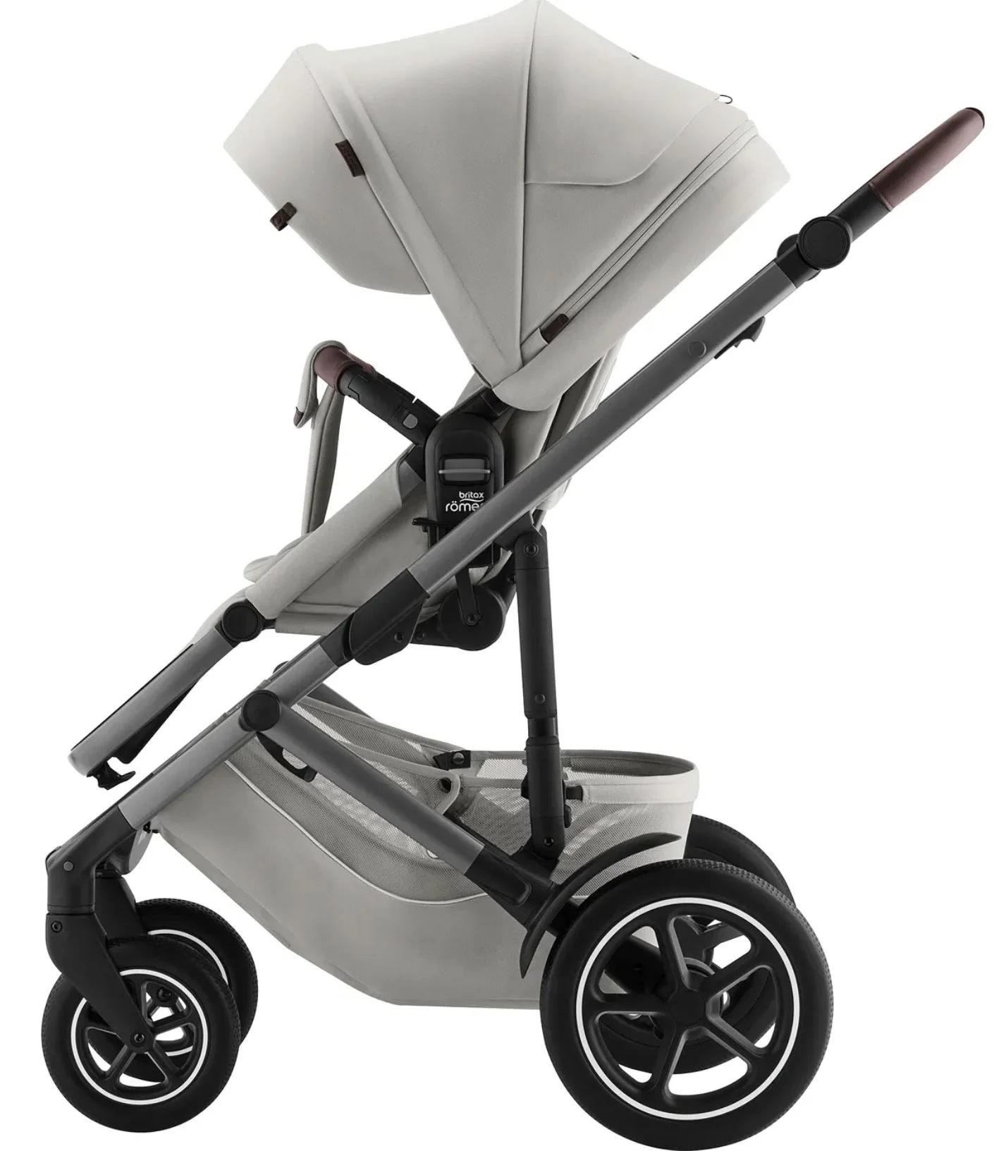 Carucior de plimbare reversibil Britax Romer Smile 5Z Linen Gri foto