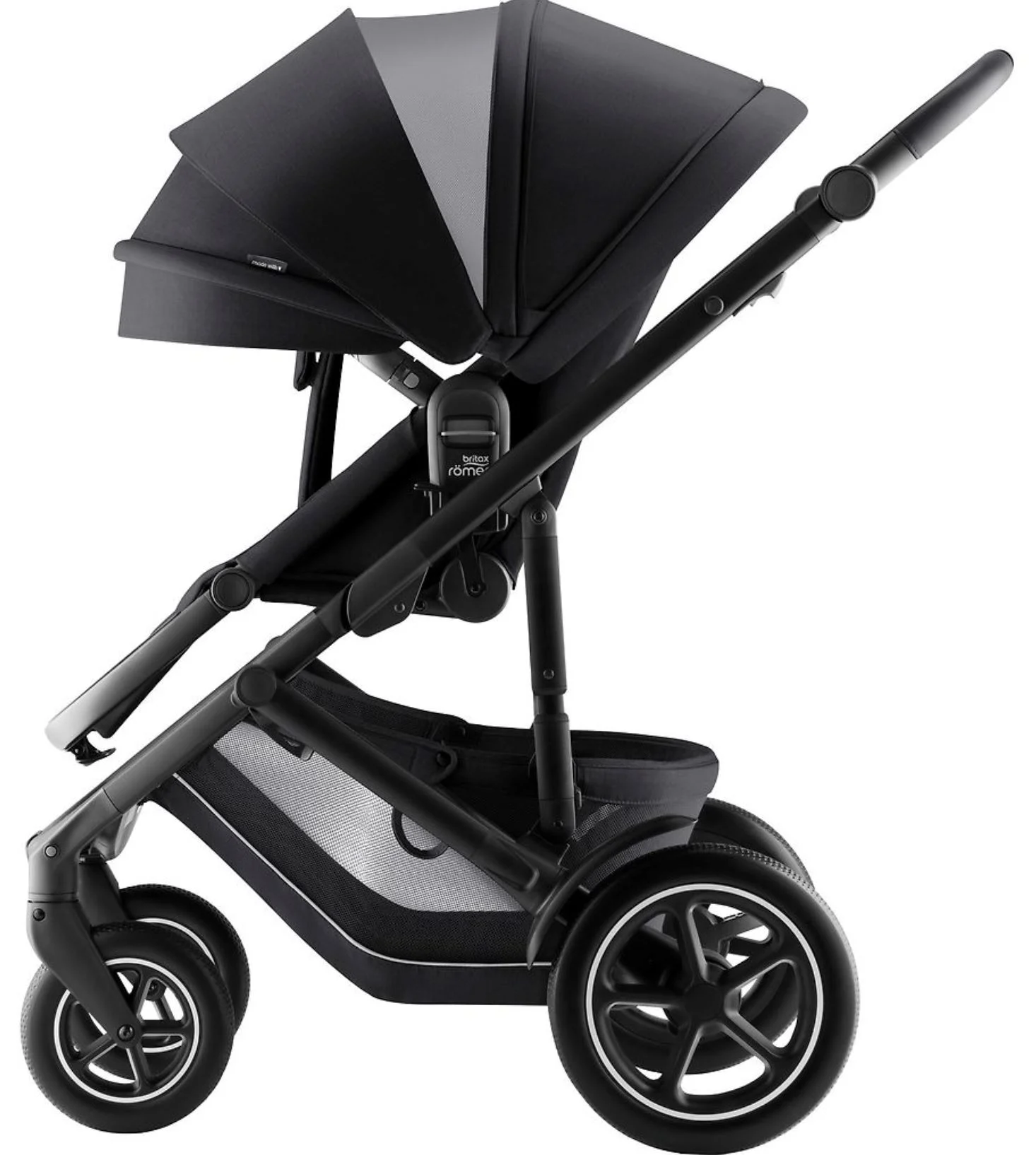 Carucior de plimbare reversibil Britax Romer Smile 5Z Carbon Negru foto
