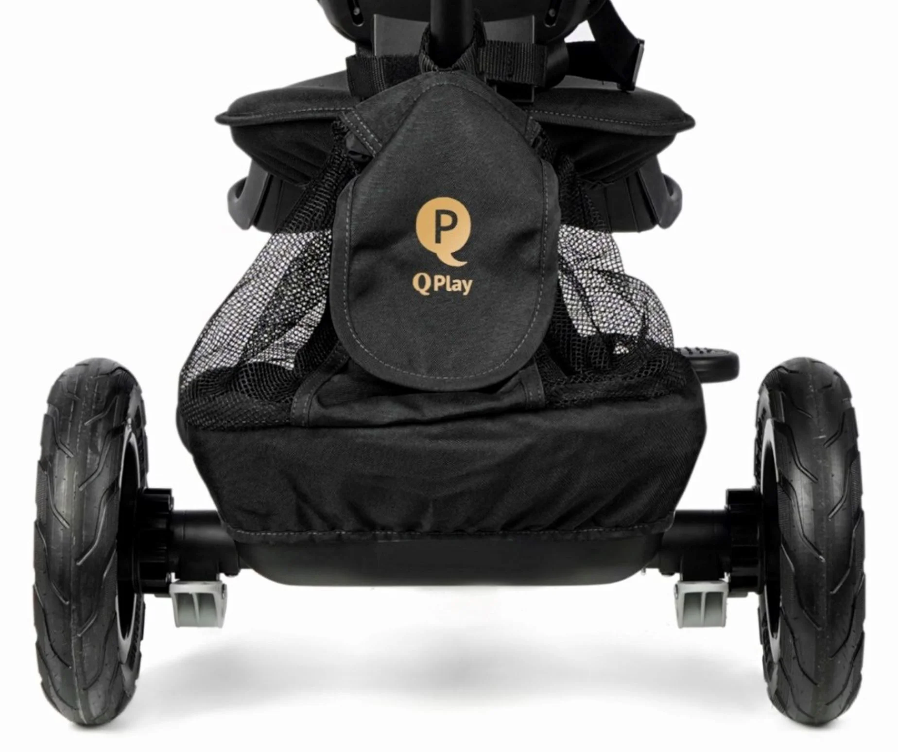 Детский трехколесный велосипед Qplay Rito Deluxe Черный foto