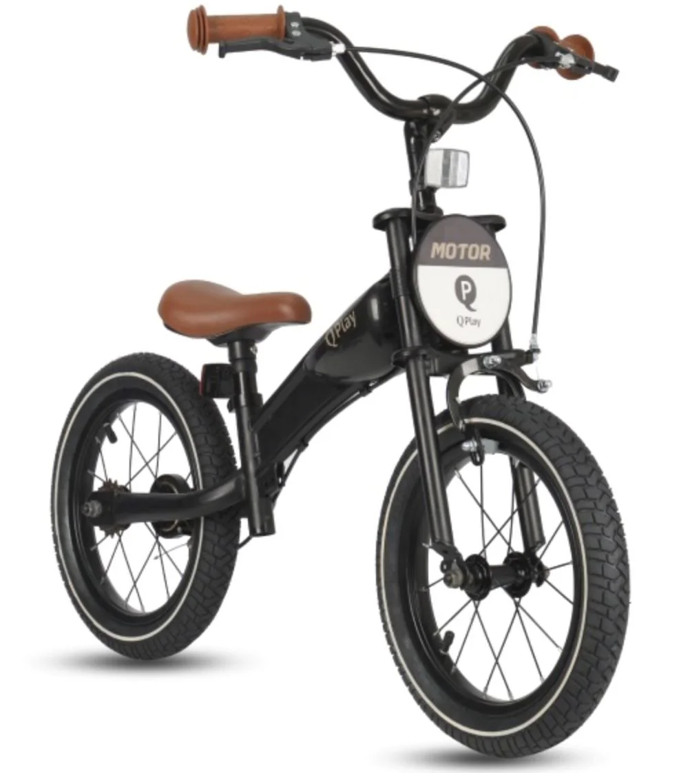 Детский велосипед Qplay Motor 3 в 1 Черный foto
