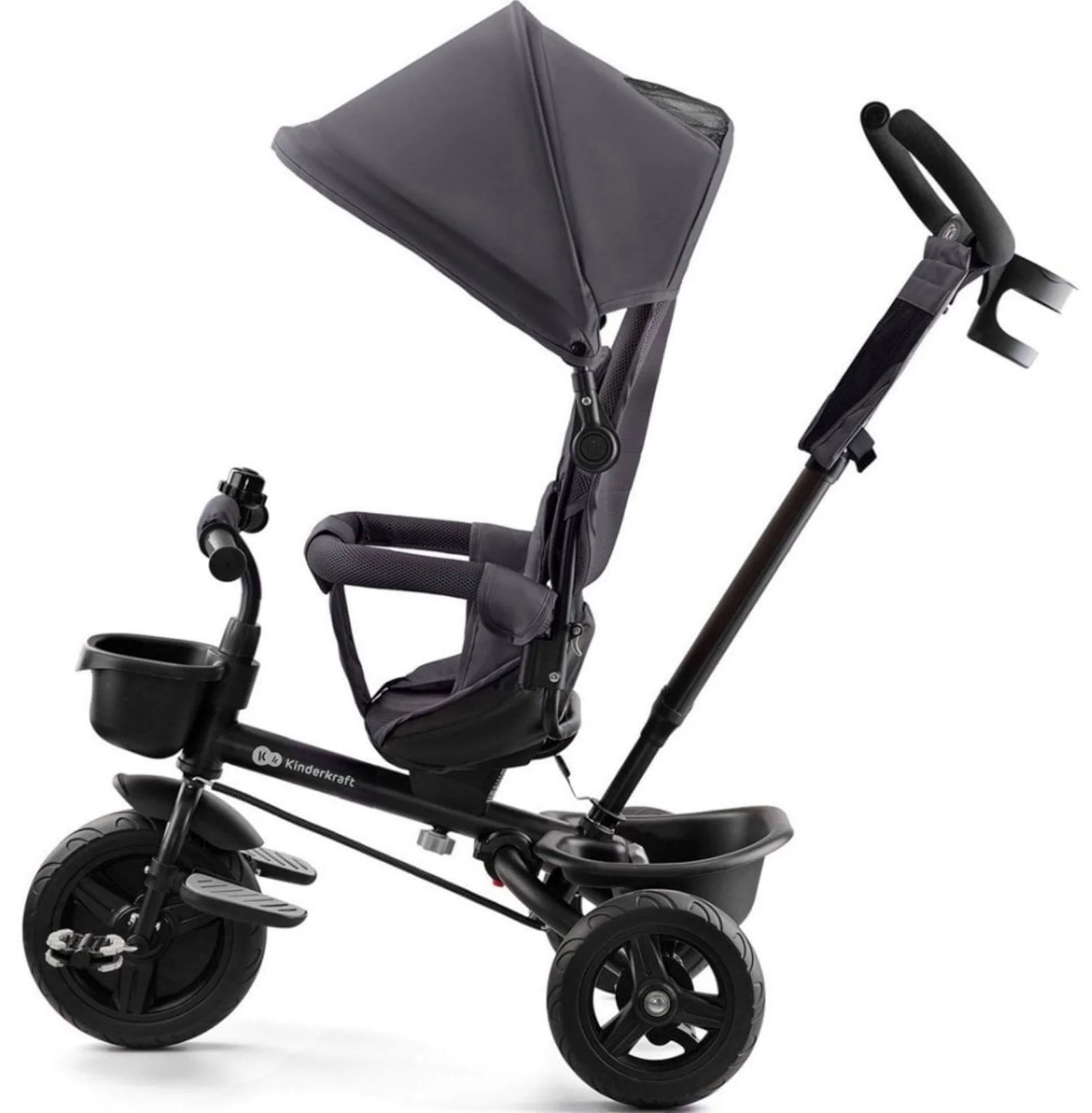 Детский велосипед-трицикл Kinderkraft Aveo Malachite Серый foto