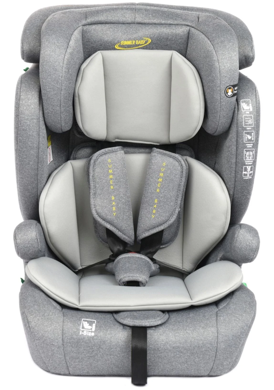 Scaun auto pentru copii Summer Baby Porto I-Size Light Gri foto