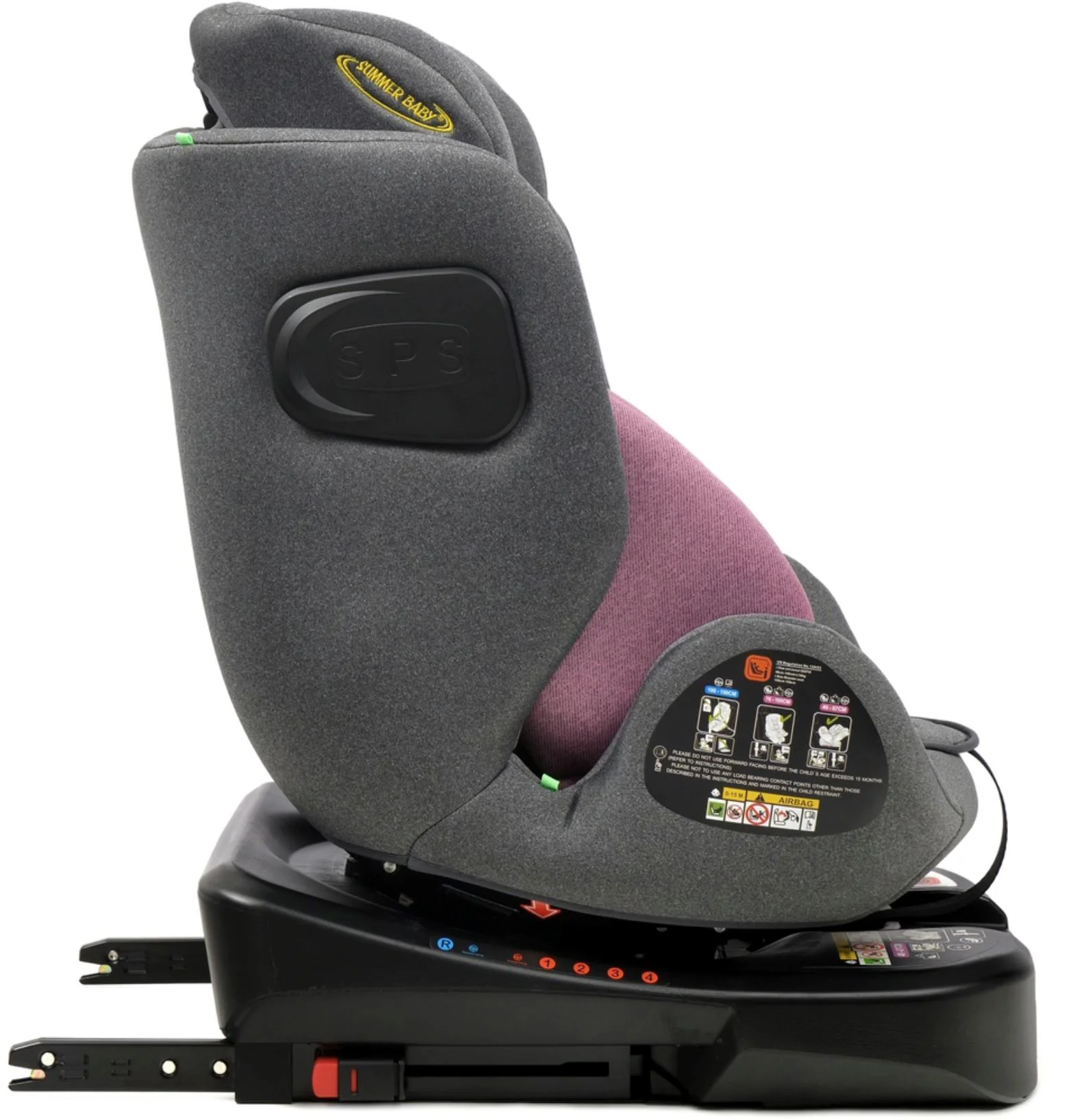 Scaun auto pentru copii Summer Baby Como I-Size Roz foto