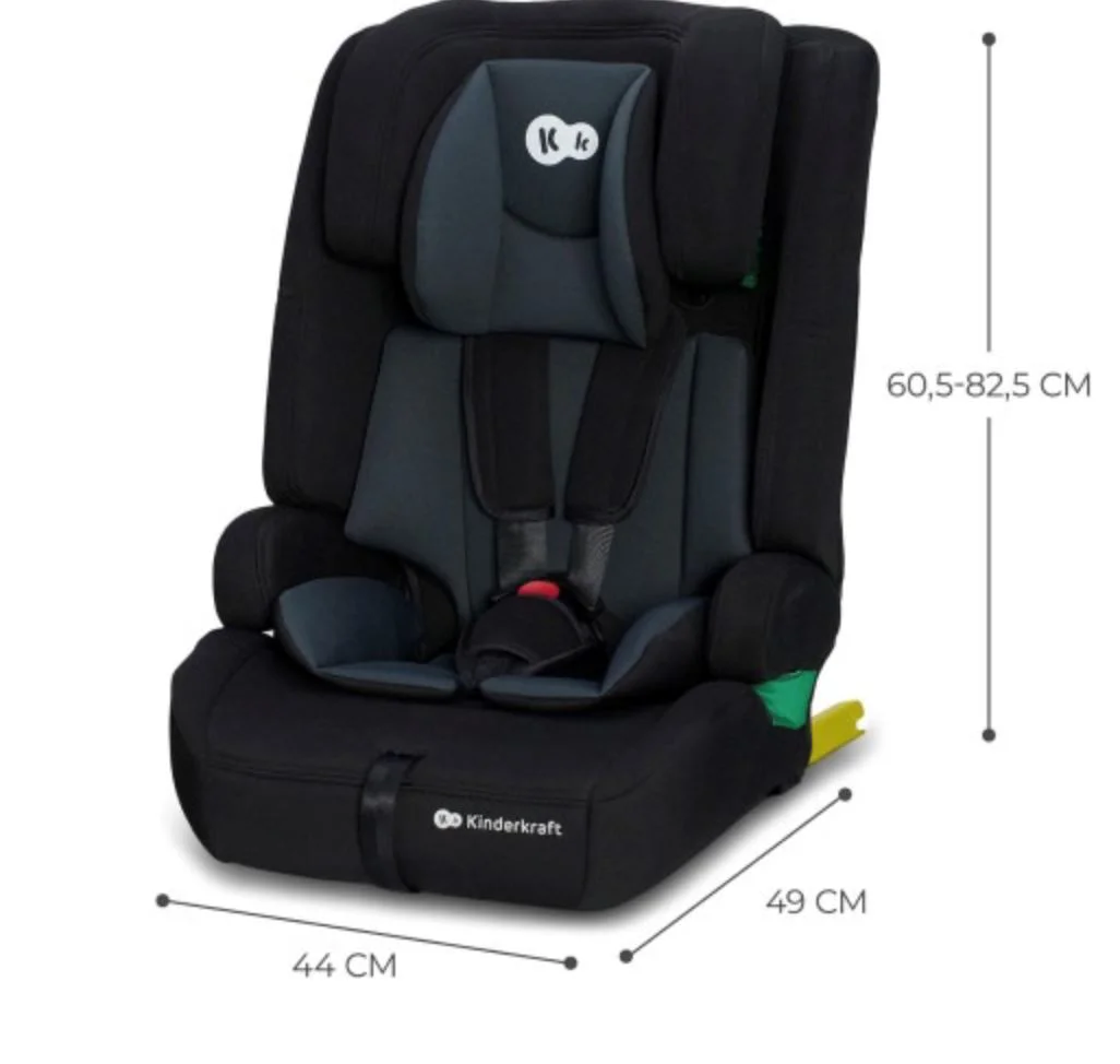 Scaun auto pentru copii Kinderkraft Safety Fix 2 I-Size Negru foto
