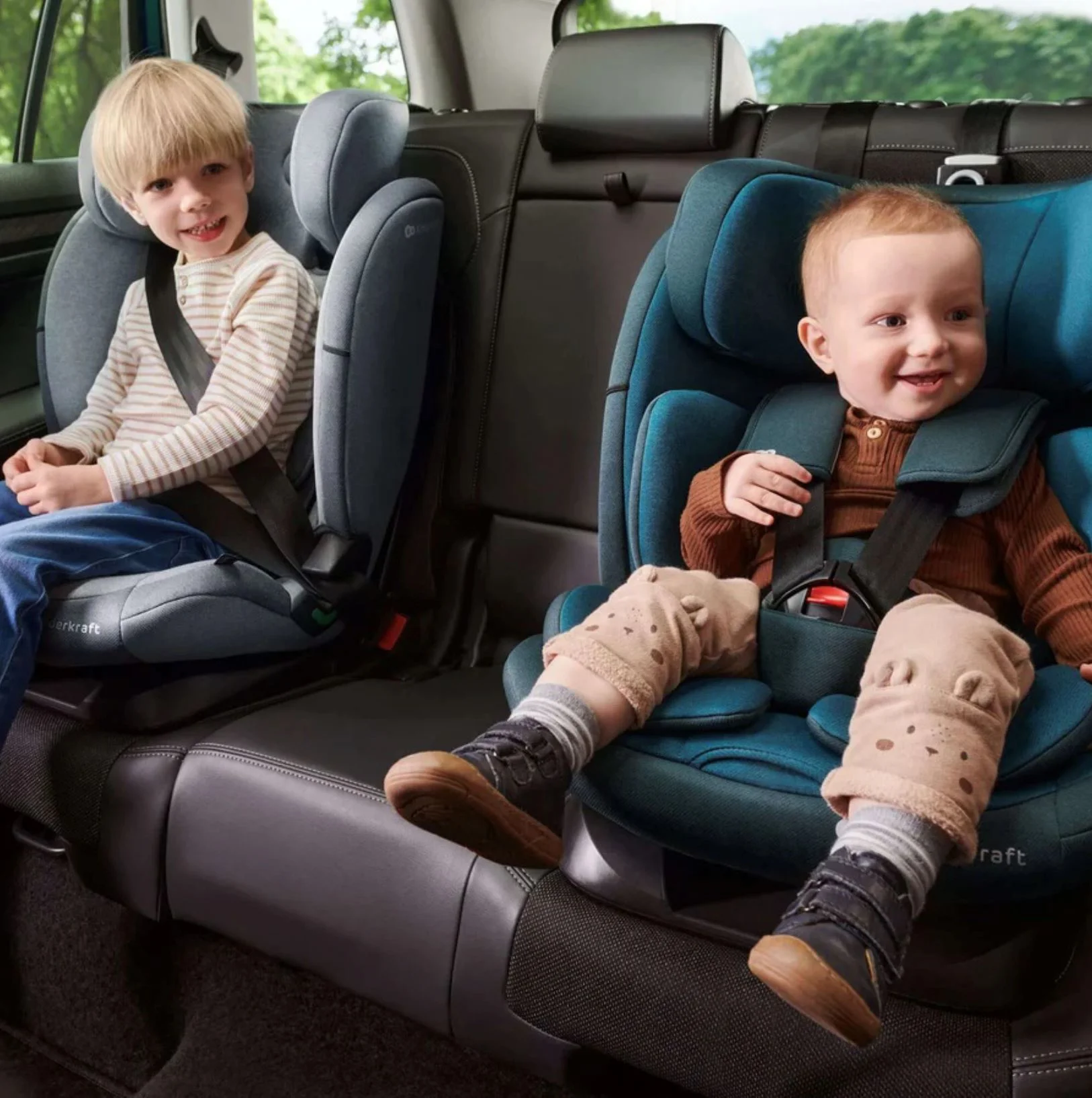 Scaun auto pentru copii Kinderkraft Oneto 3 i-Size Harbor Albastru foto
