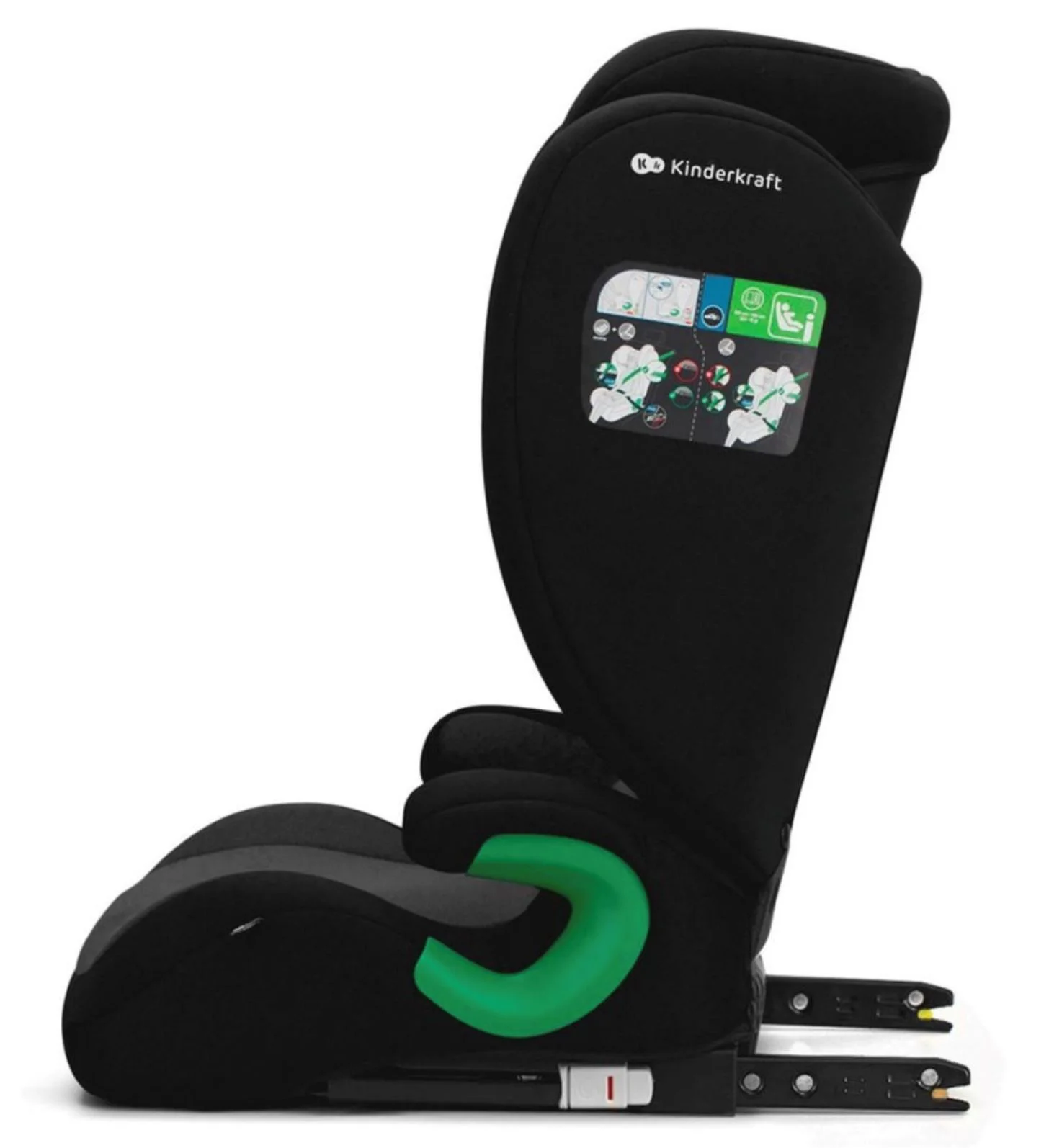 Scaun auto pentru copii Kinderkraft Junior Fix 2 i-Size Negru foto