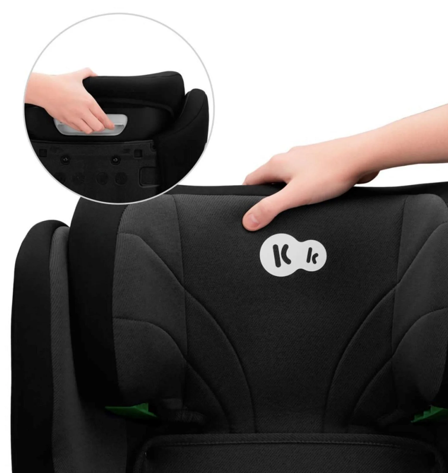 Scaun auto pentru copii Kinderkraft Junior Fix 2 i-Size Negru foto