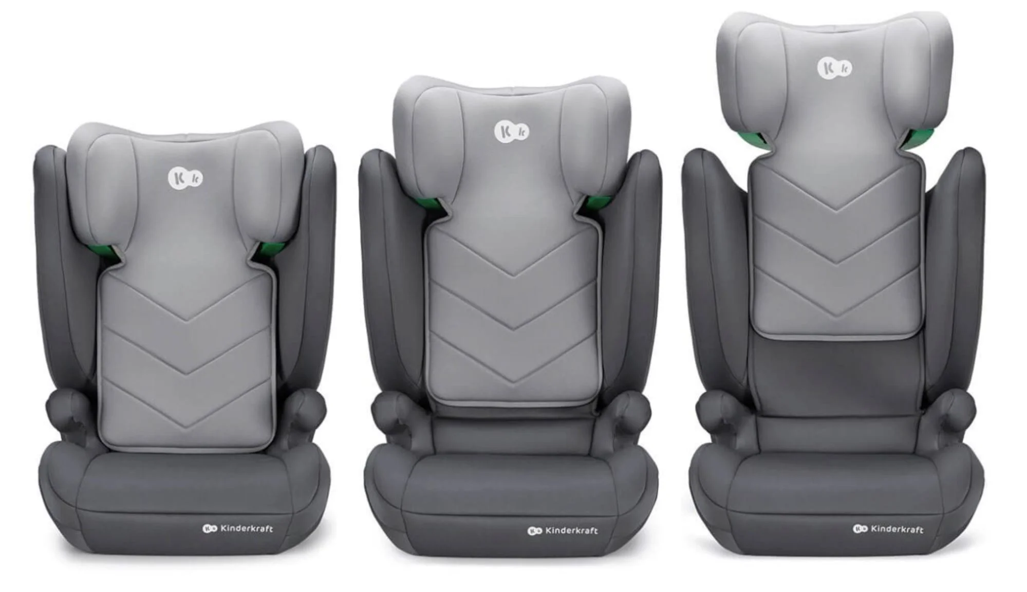 Scaun auto pentru copii Kinderkraft I-Spark i-Size Gri foto