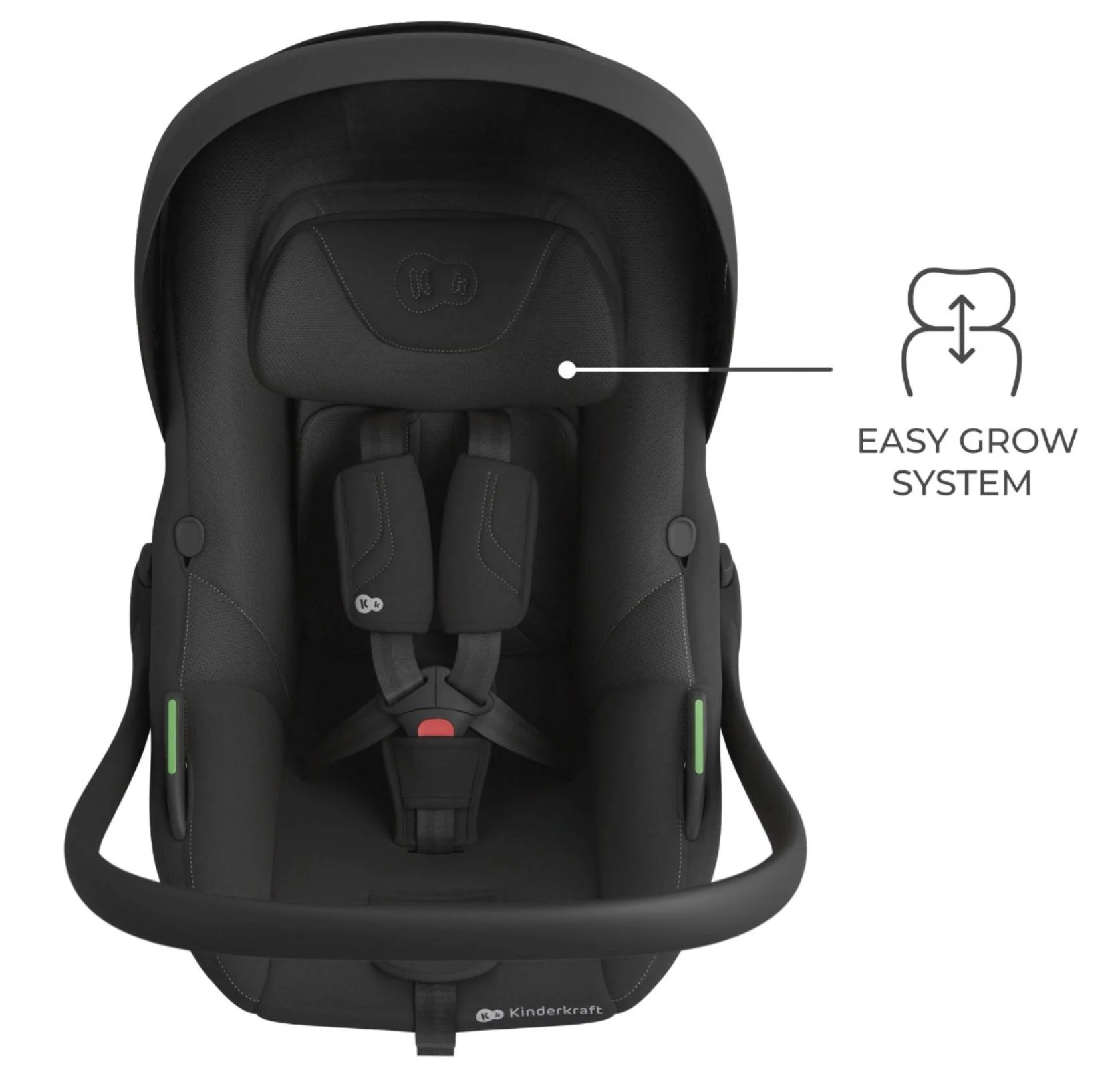 Scaun auto pentru copii Kinderkraft I-Light Negru foto