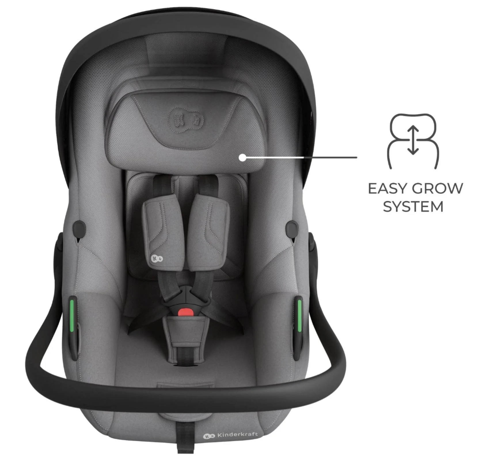 Scaun auto pentru copii Kinderkraft I-Light Gri foto