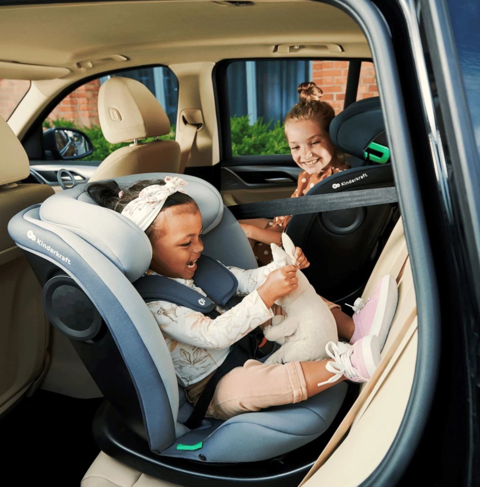 Scaun auto pentru copii Kinderkraft i-Grow Pro i-Size Gri foto