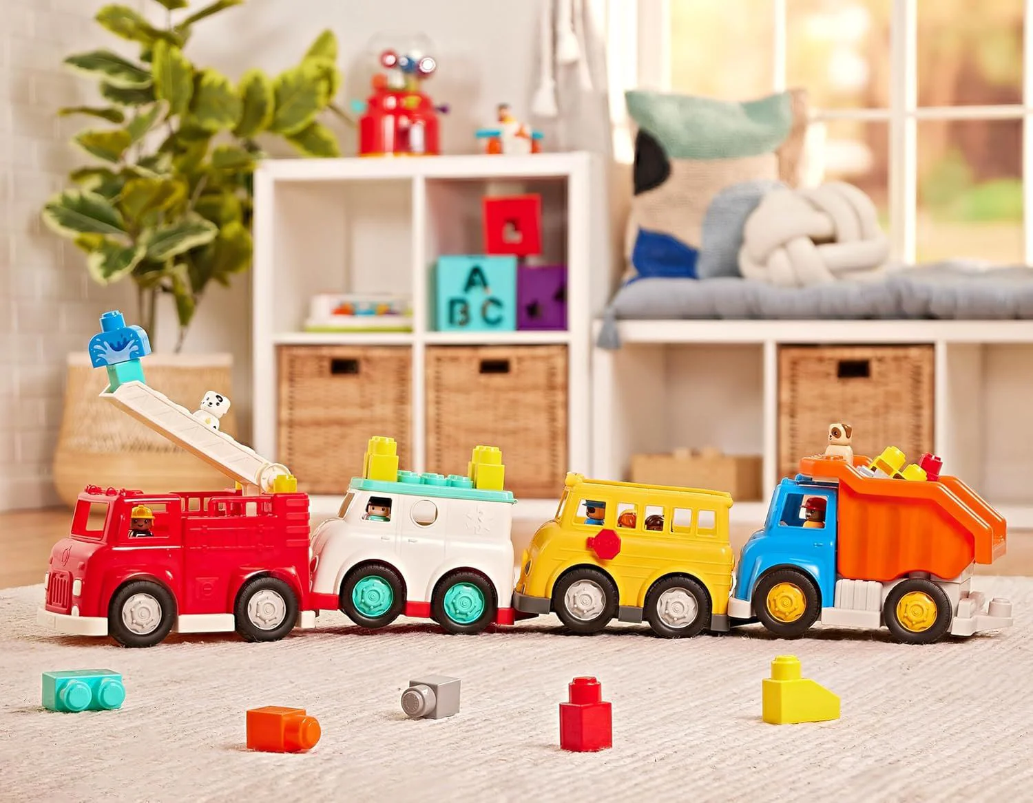 Camion Battat cu cuburi foto