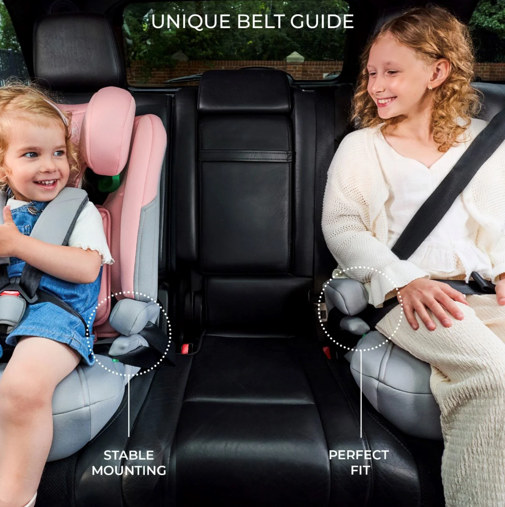 Scaun auto pentru copii Kinderkraft I-Comfy i-Size Negru foto