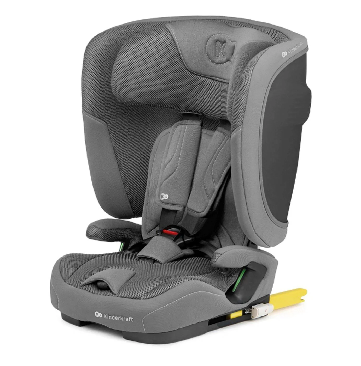 Scaun auto pentru copii Kinderkraft Fix2Go i-Size Gri foto