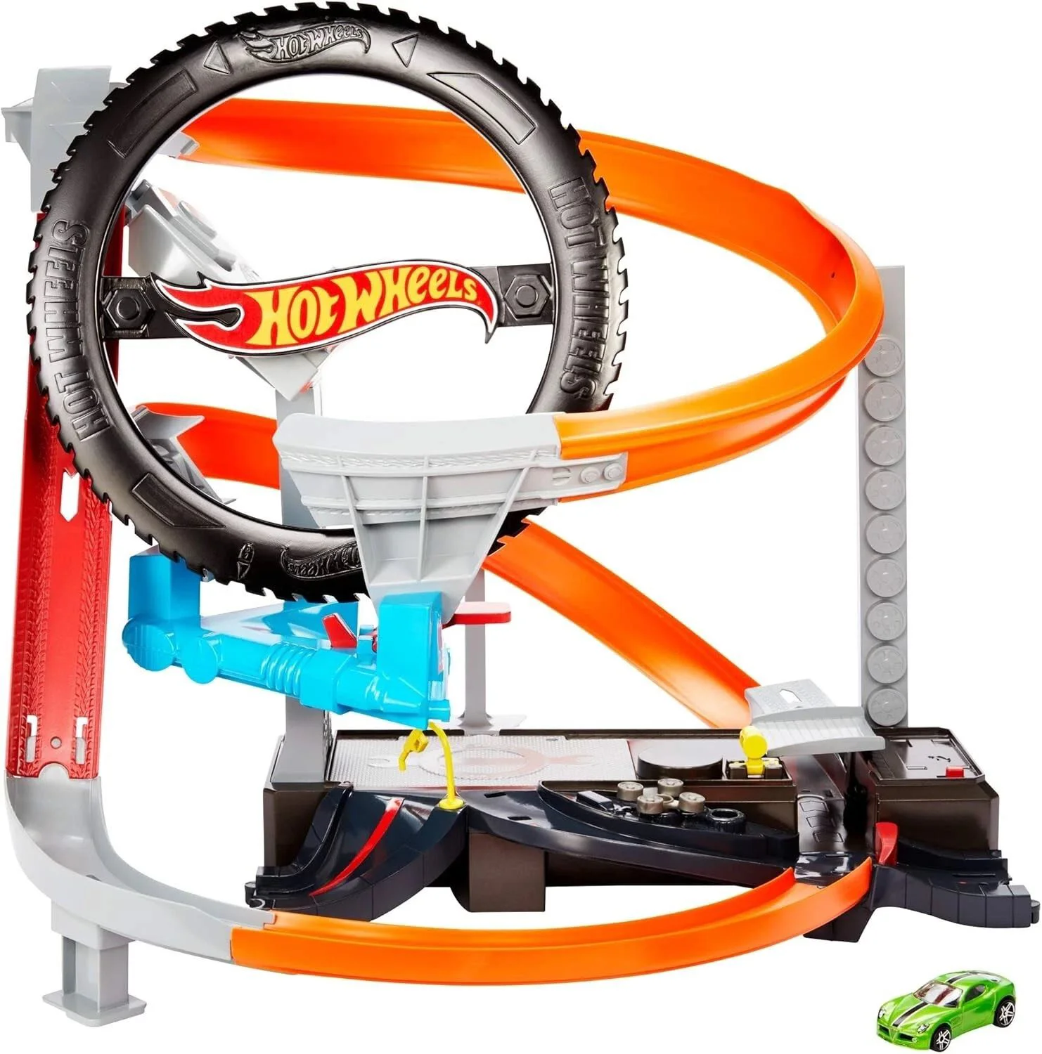 Игровой набор Hot Wheels Hyper-Boost Tire Shop foto