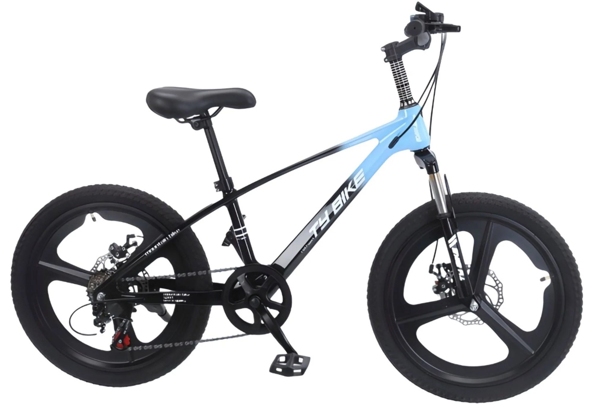 Bicicleta copii TyBike 20 Albastru-negru foto