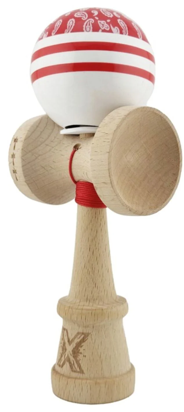 Kendama Essa Toys X Original Chicanos Rosu-alb foto