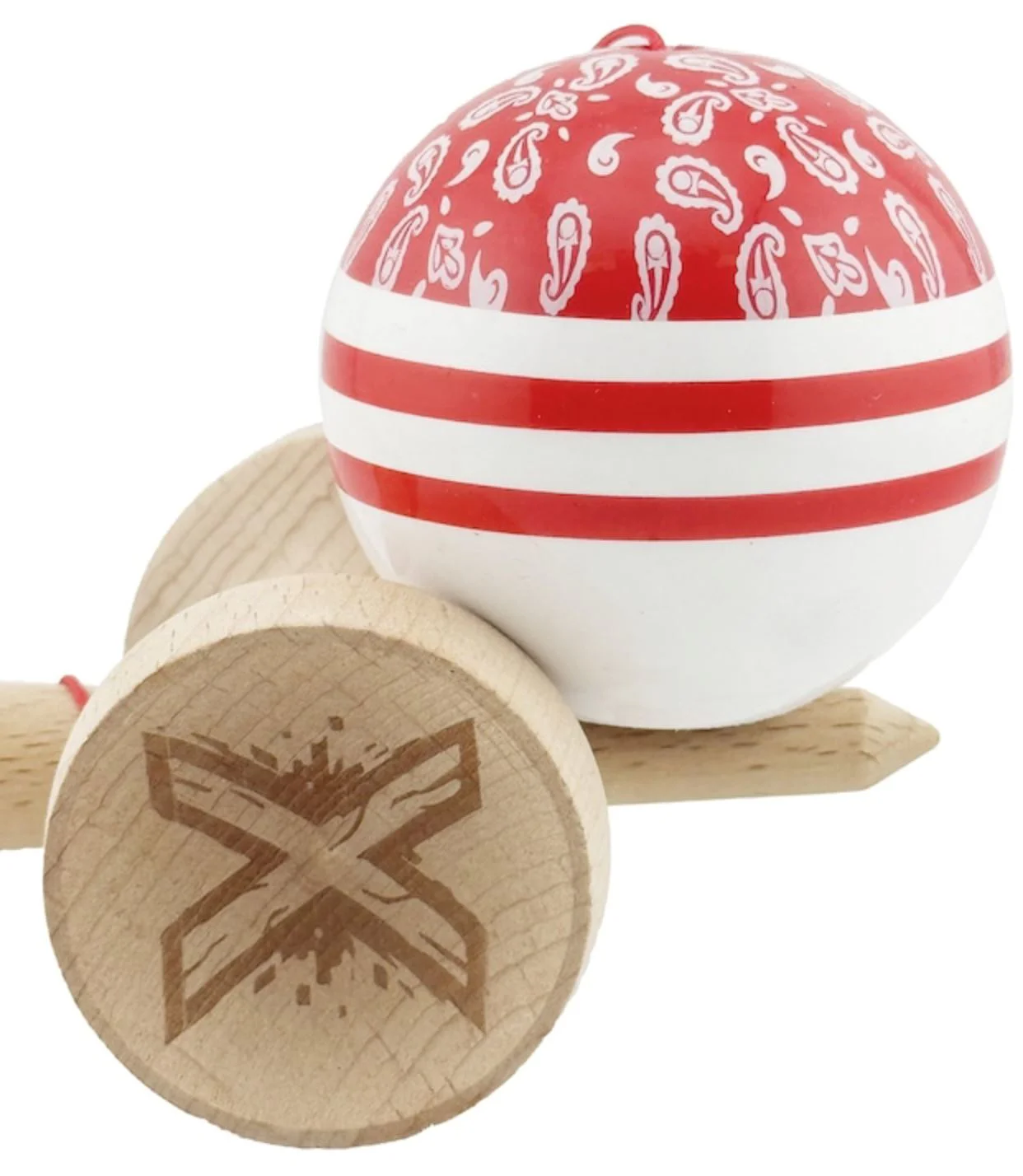 Kendama Essa Toys X Original Chicanos Rosu-alb foto