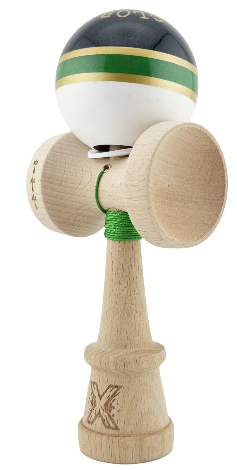 Kendama Essa Toys Royal Spike X Original Verde foto