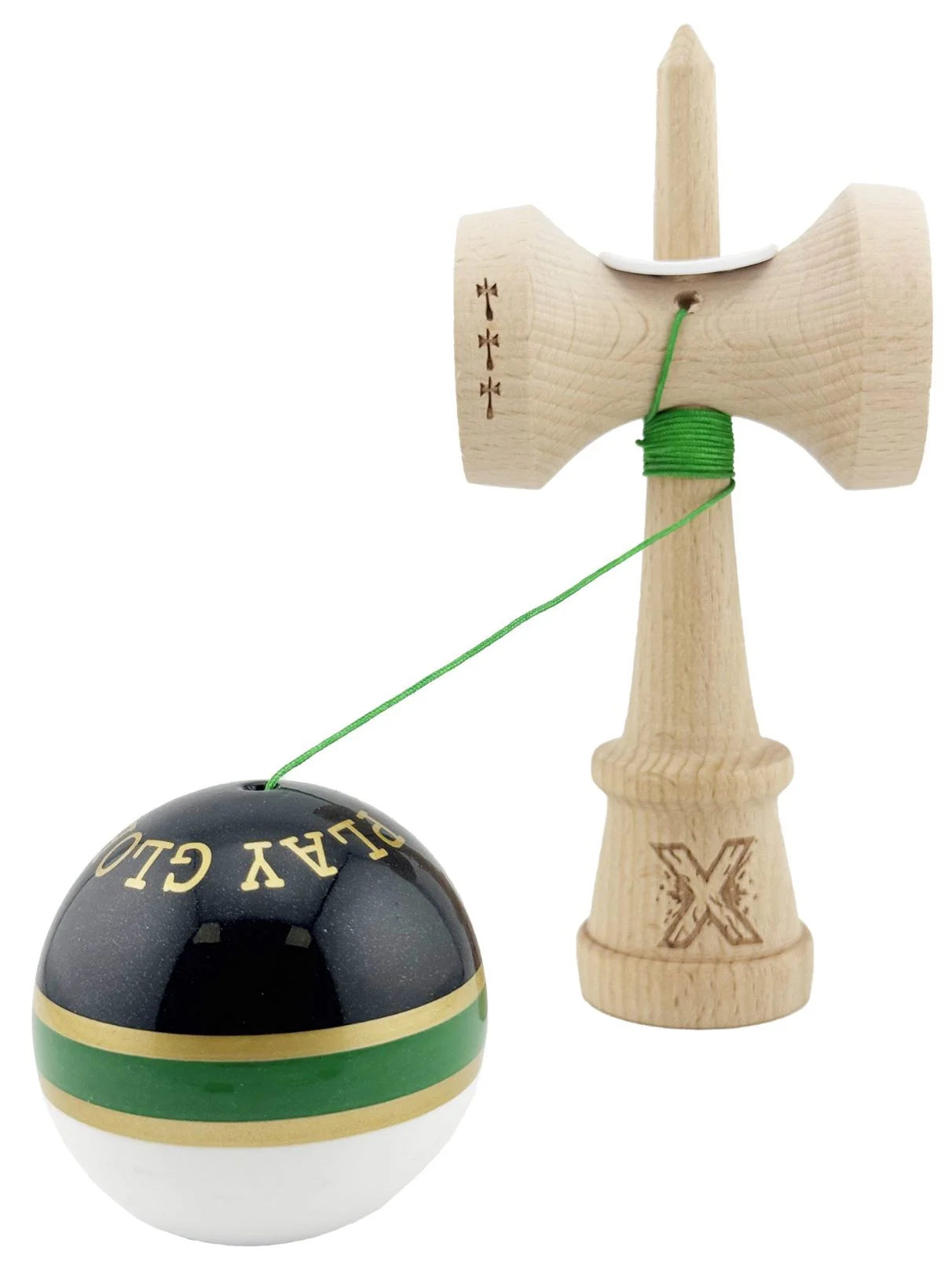 Kendama Essa Toys Royal Spike X Original Verde foto