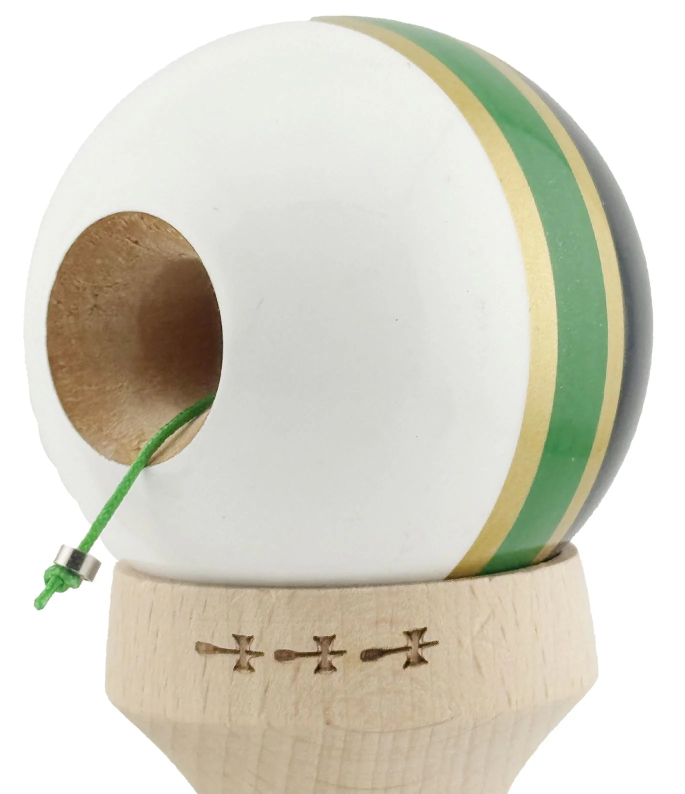 Kendama Essa Toys Royal Spike X Original Verde foto