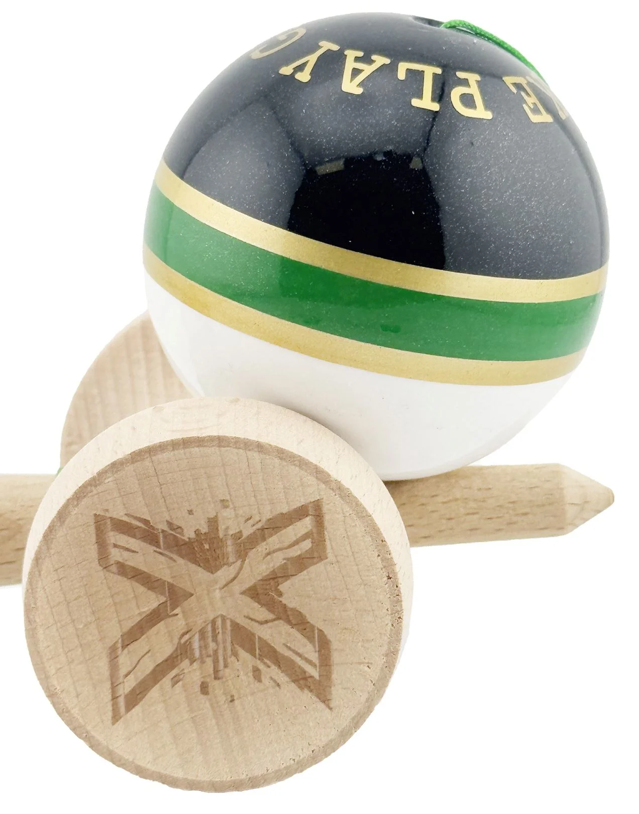 Kendama Essa Toys Royal Spike X Original Verde foto