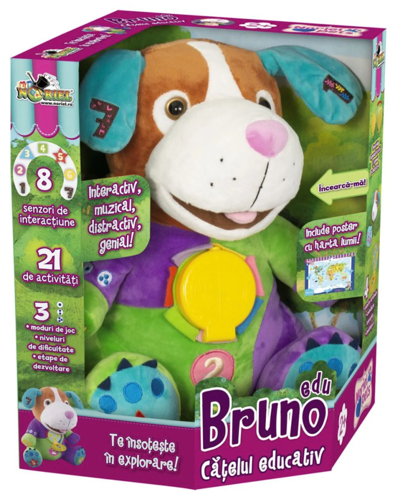 Мягкая игрушка Noriel Pets Bruno Edu foto