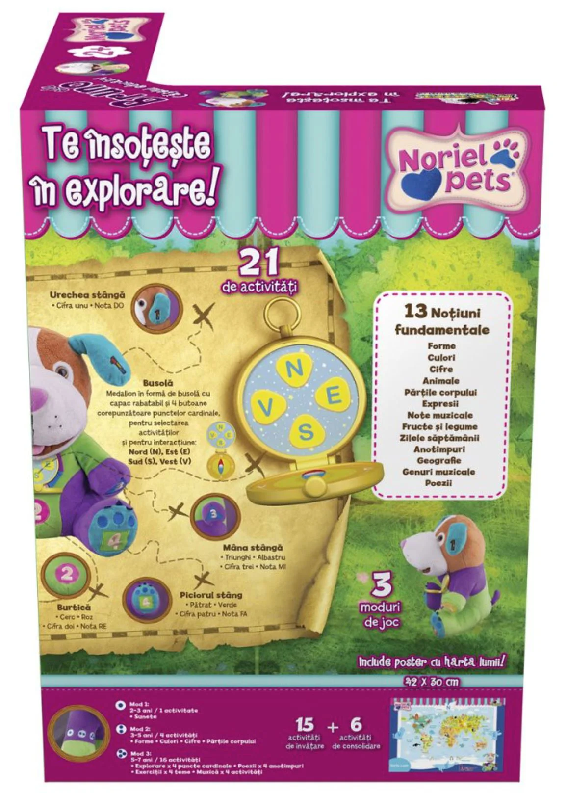 Мягкая игрушка Noriel Pets Bruno Edu foto