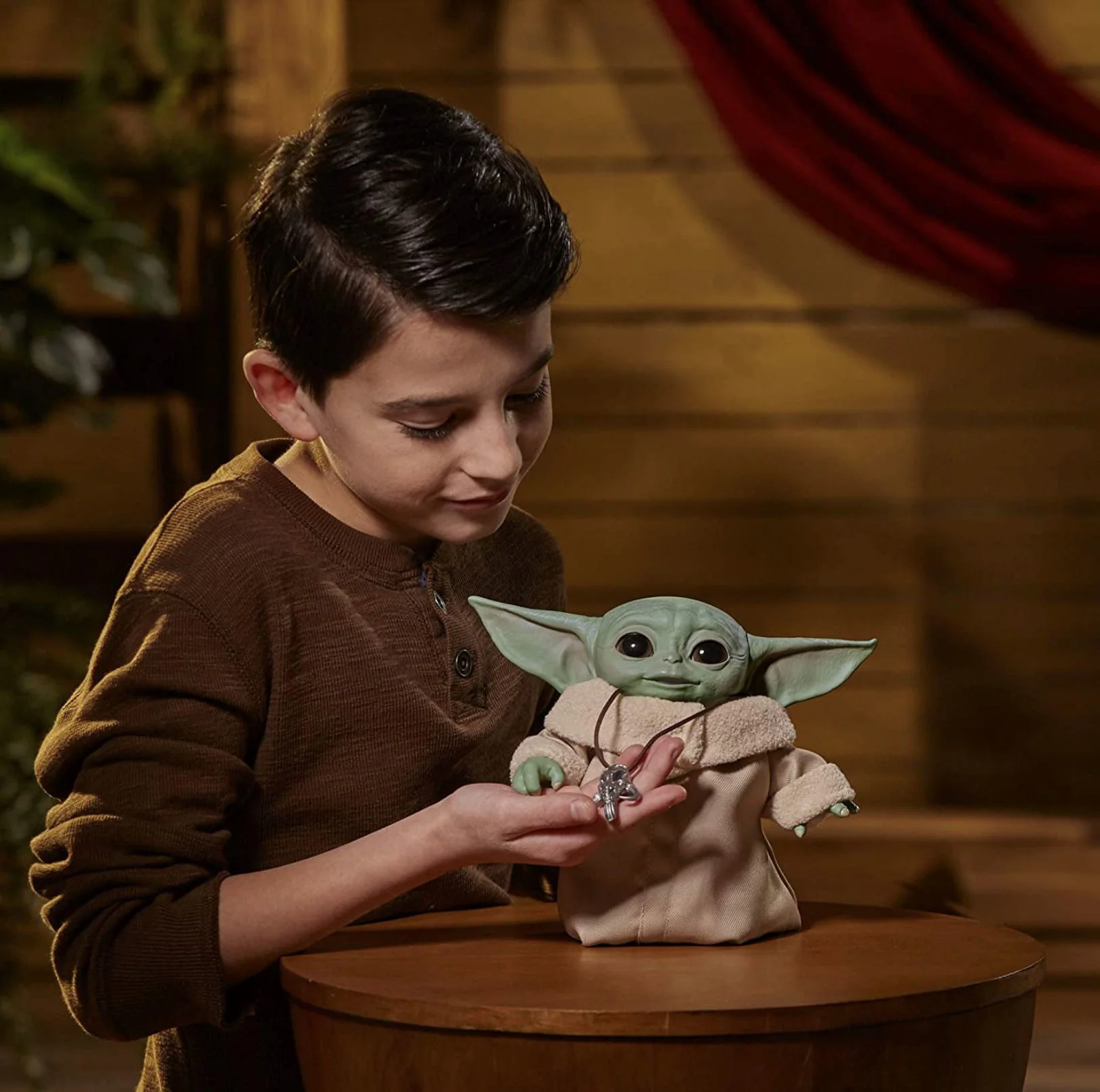 Игровой набор Toys Outlet Говорящий Baby Yoda, 18 см foto