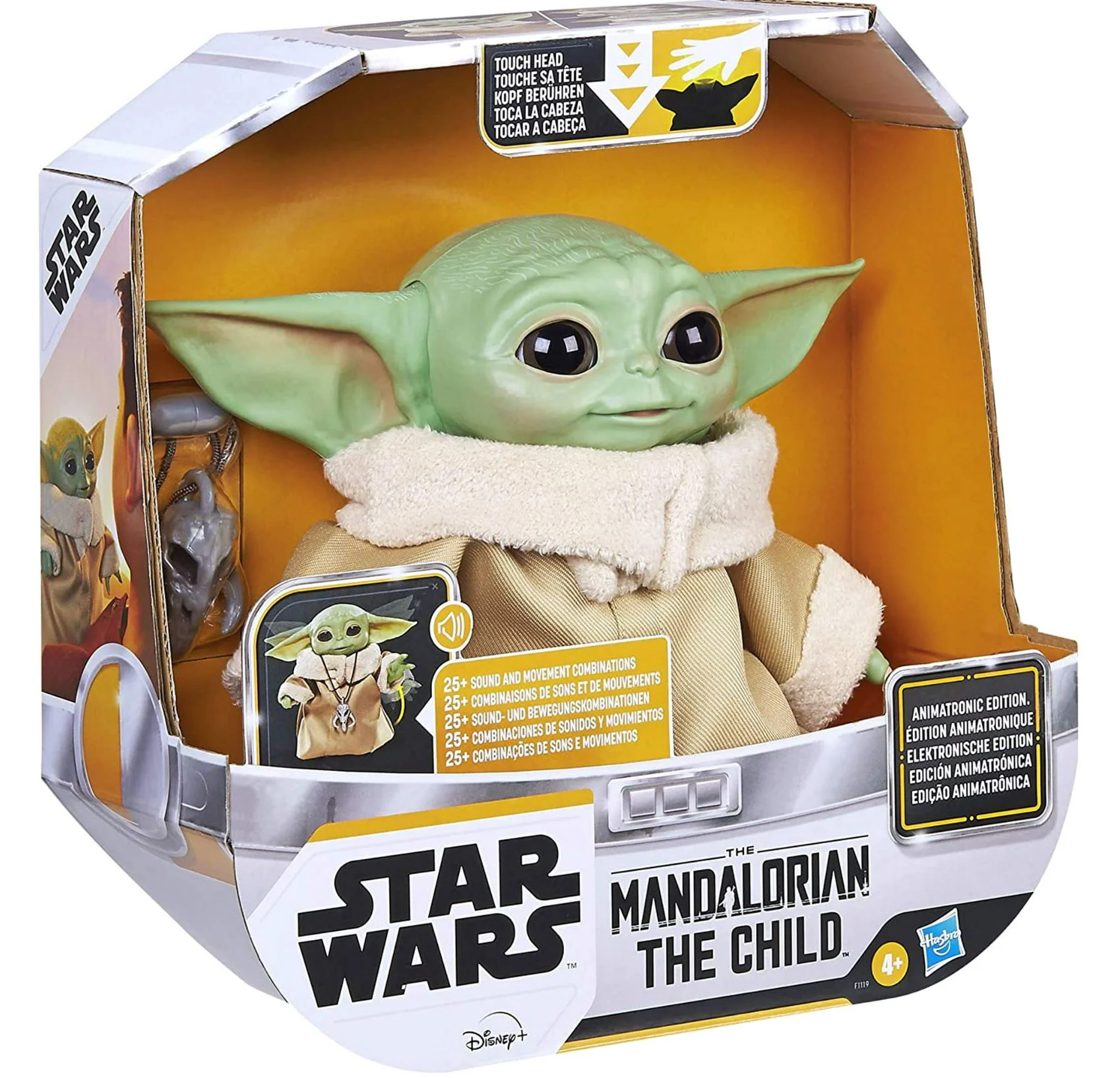 Игровой набор Toys Outlet Говорящий Baby Yoda, 18 см foto