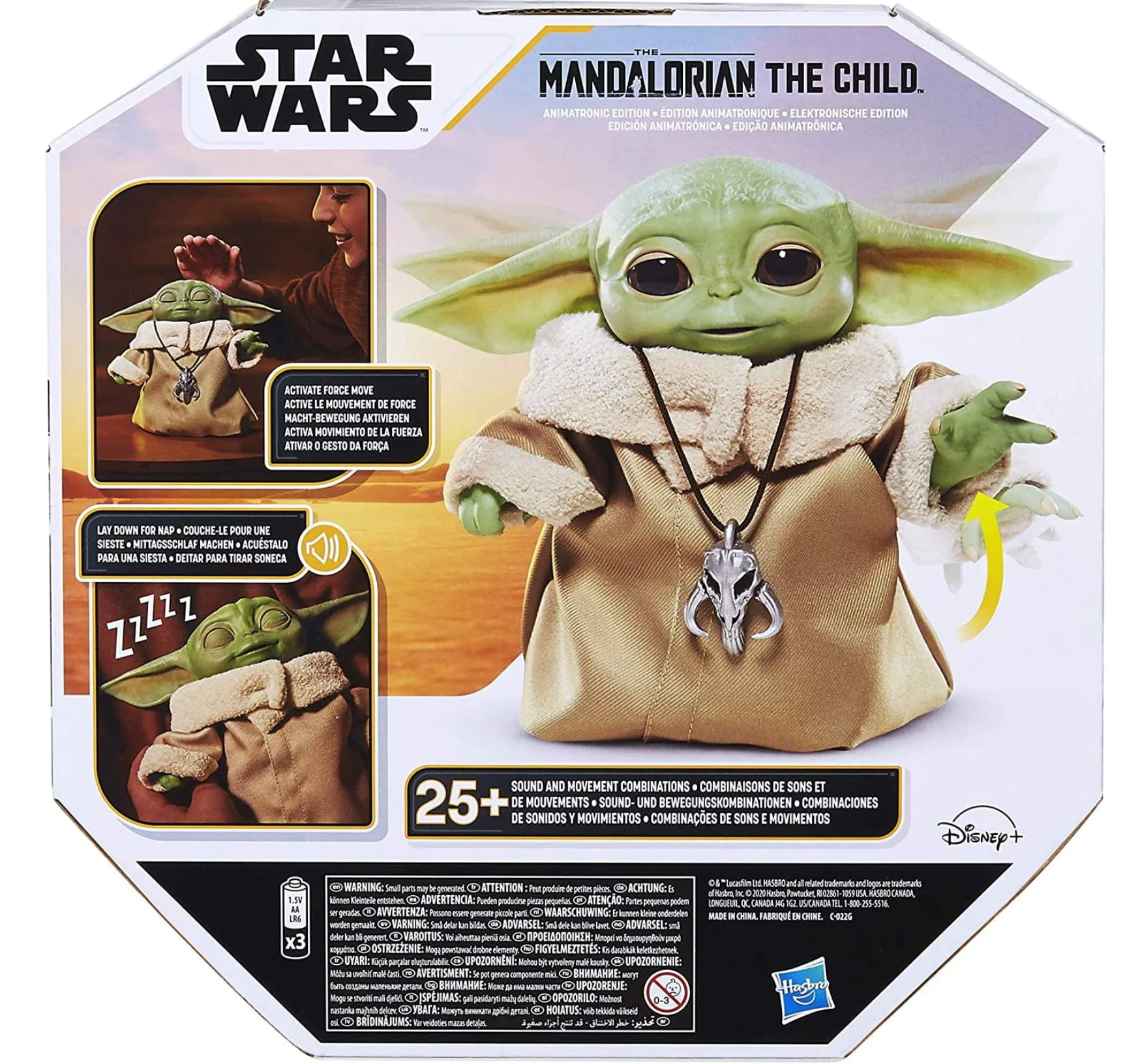 Игровой набор Toys Outlet Говорящий Baby Yoda, 18 см foto