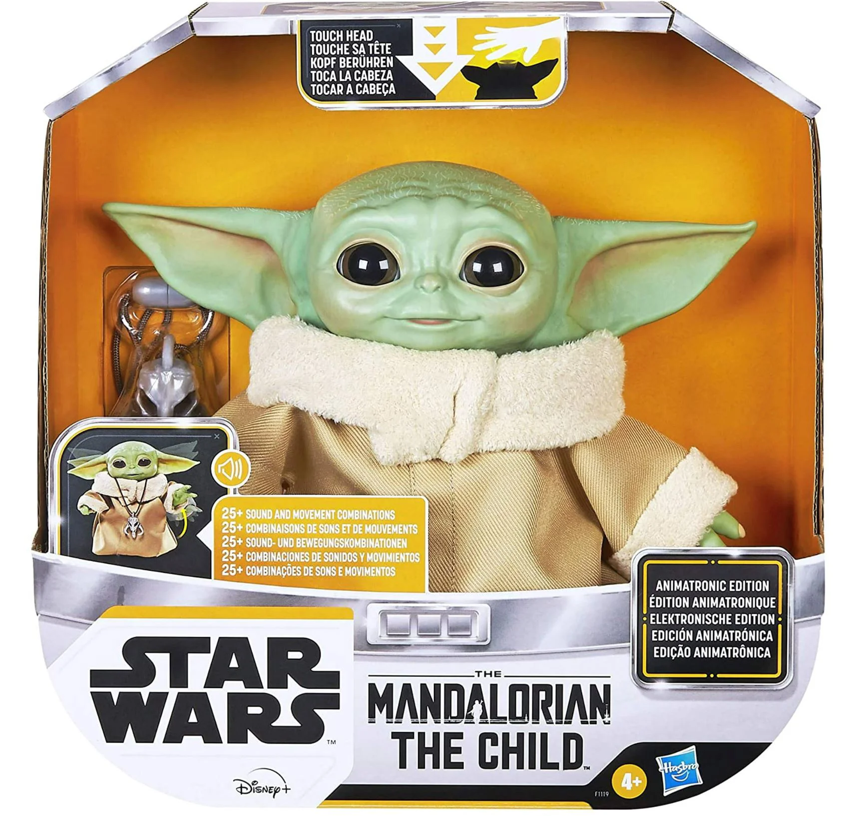 Игровой набор Toys Outlet Говорящий Baby Yoda, 18 см foto