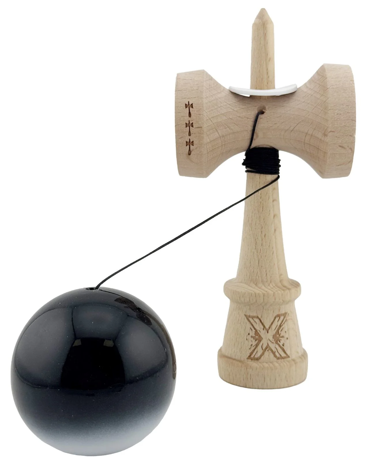 Kendama Essa Toys Super Sticky X Original King size Yin Yang foto