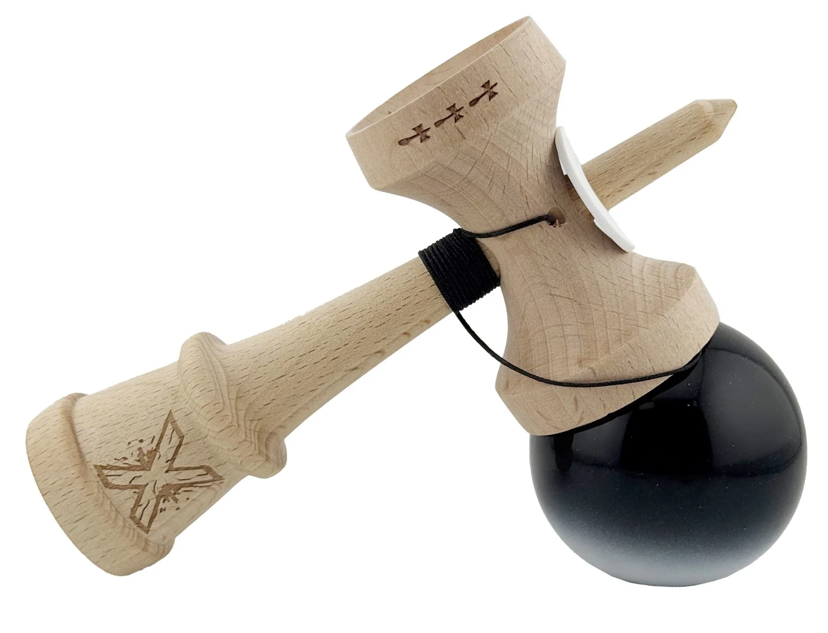 Kendama Essa Toys Super Sticky X Original King size Yin Yang foto