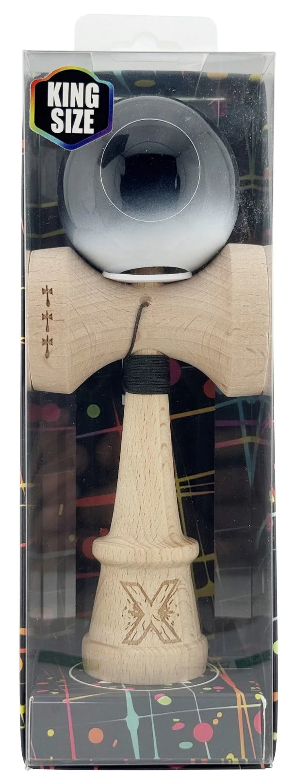 Kendama Essa Toys Super Sticky X Original King size Yin Yang foto