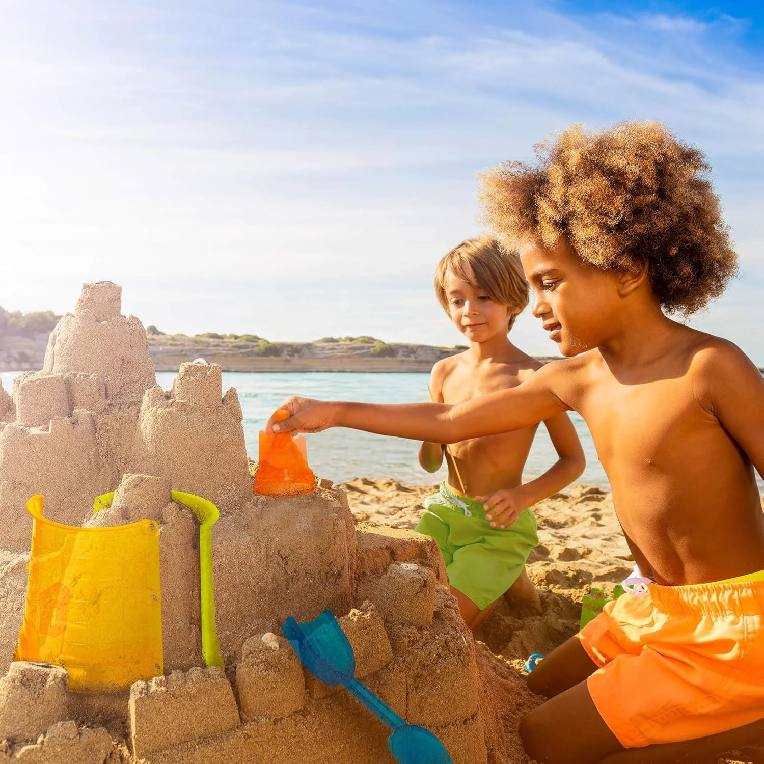Set pentru construit castele de nisip Battat foto