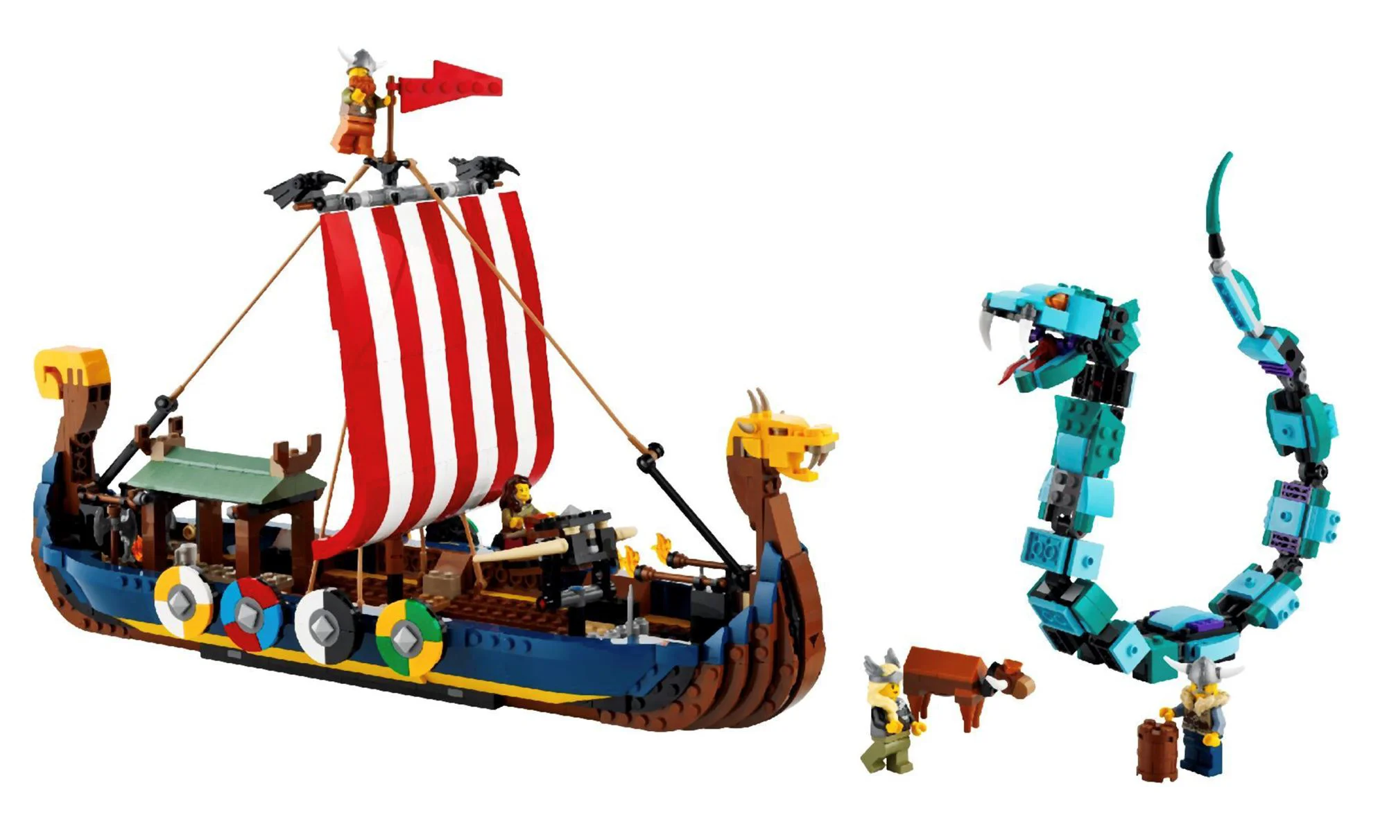 Конструктор 3 в 1 Lego Корабль викингов, 1192 эл. foto