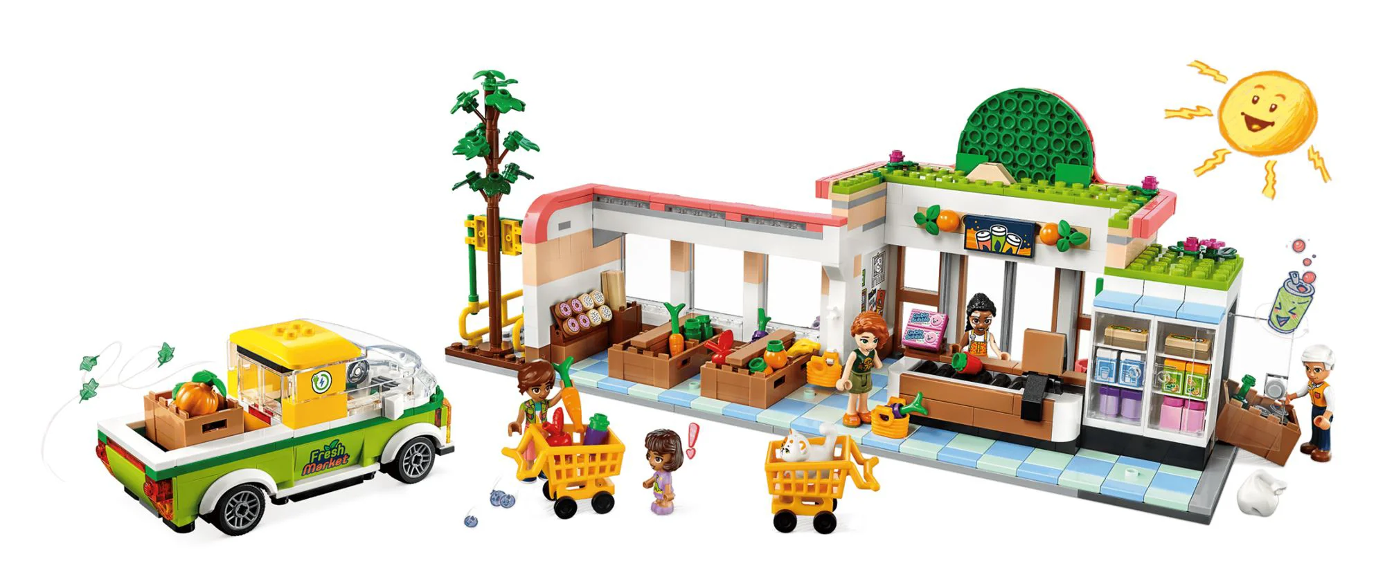 Конструктор Lego Friends Магазин органических продуктов, 830 эл. foto